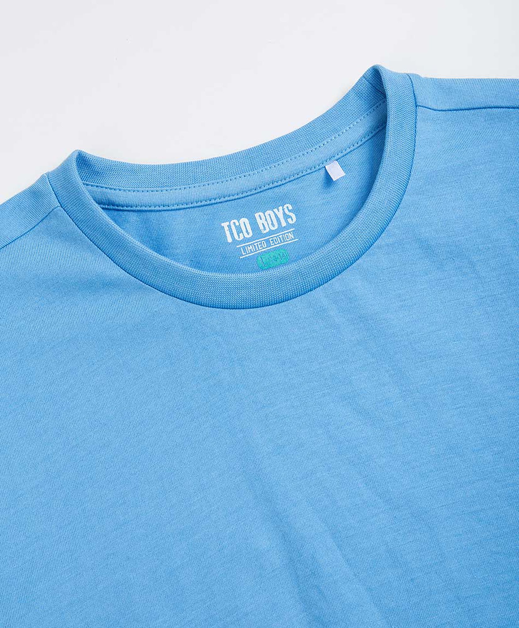 Polera niño básica azul Polera niño básica azul