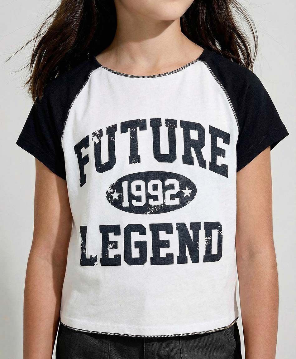 Polera ni&ntilde;a future legend negra