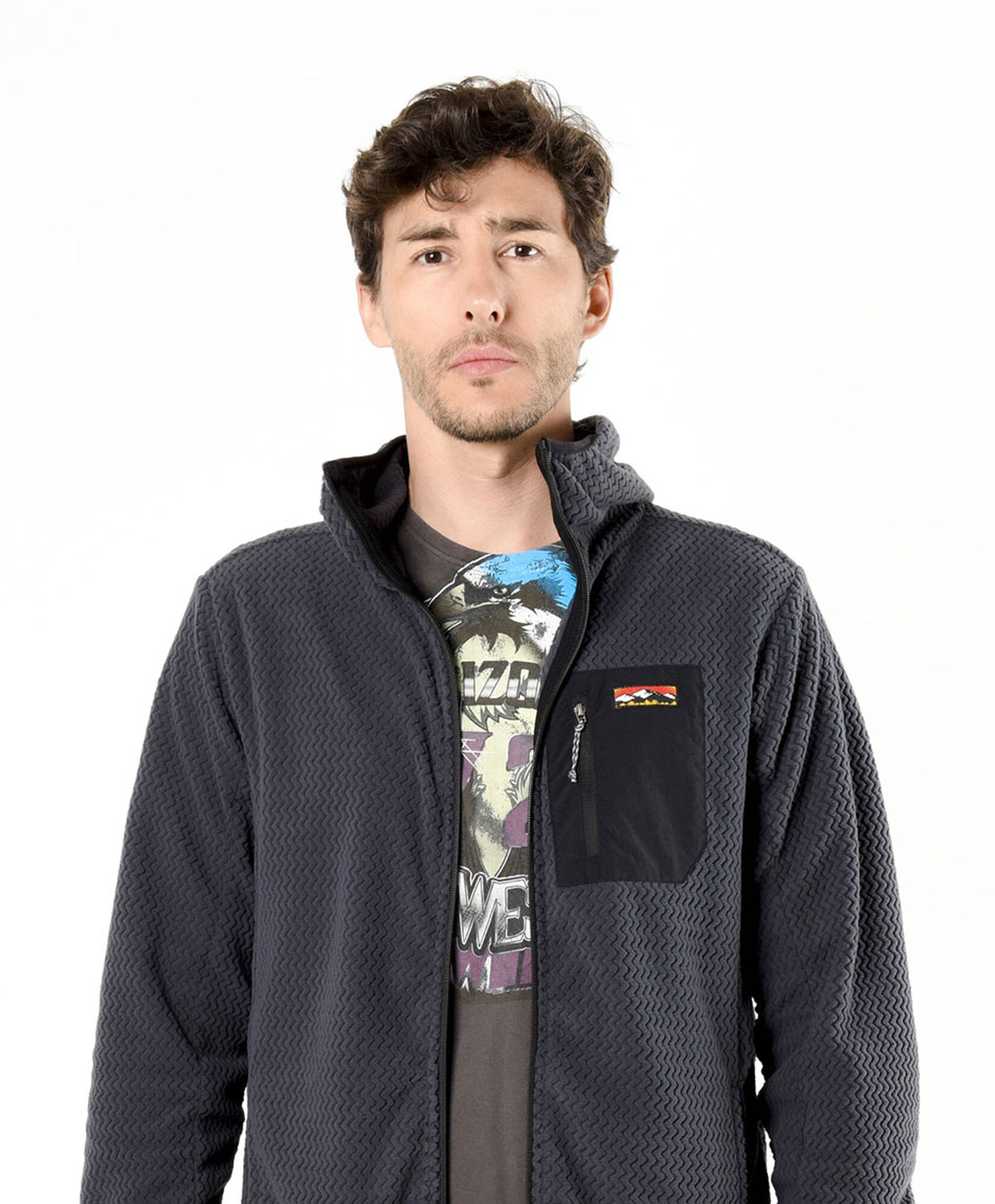 Polerón hombre outdoor zigzag Polerón hombre outdoor zigzag