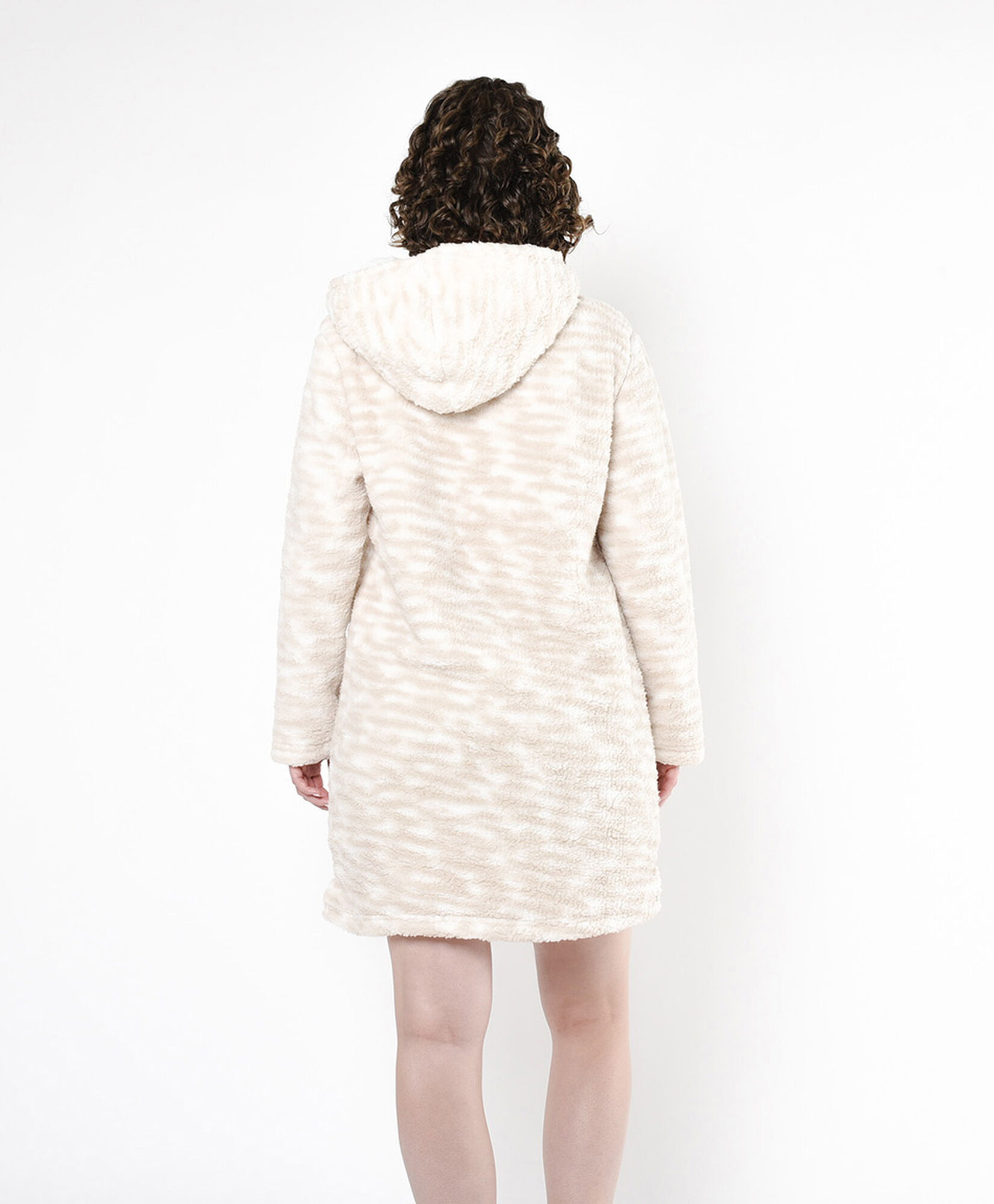 Polerón manta mujer líneas bolsillo Polerón manta mujer líneas bolsillo