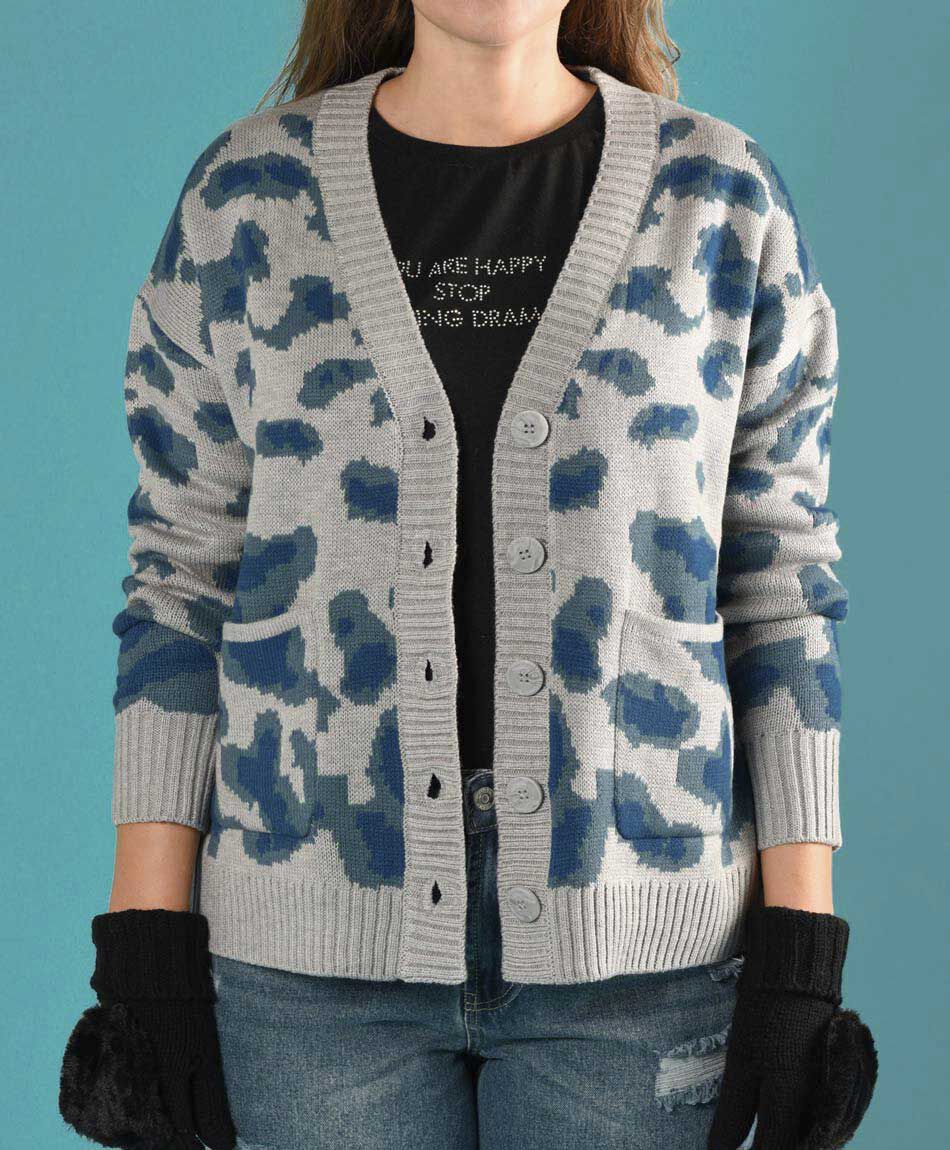 Cardigan jacquard