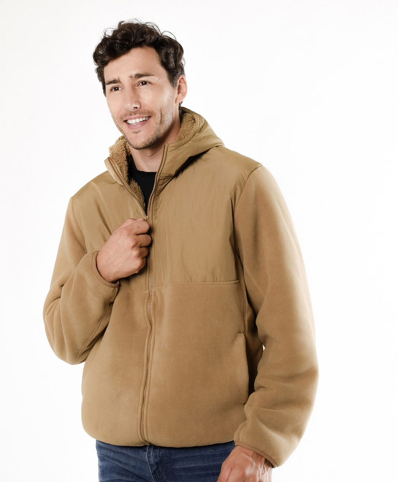 Chaqueta hombre polar forrada Chaqueta hombre polar forrada