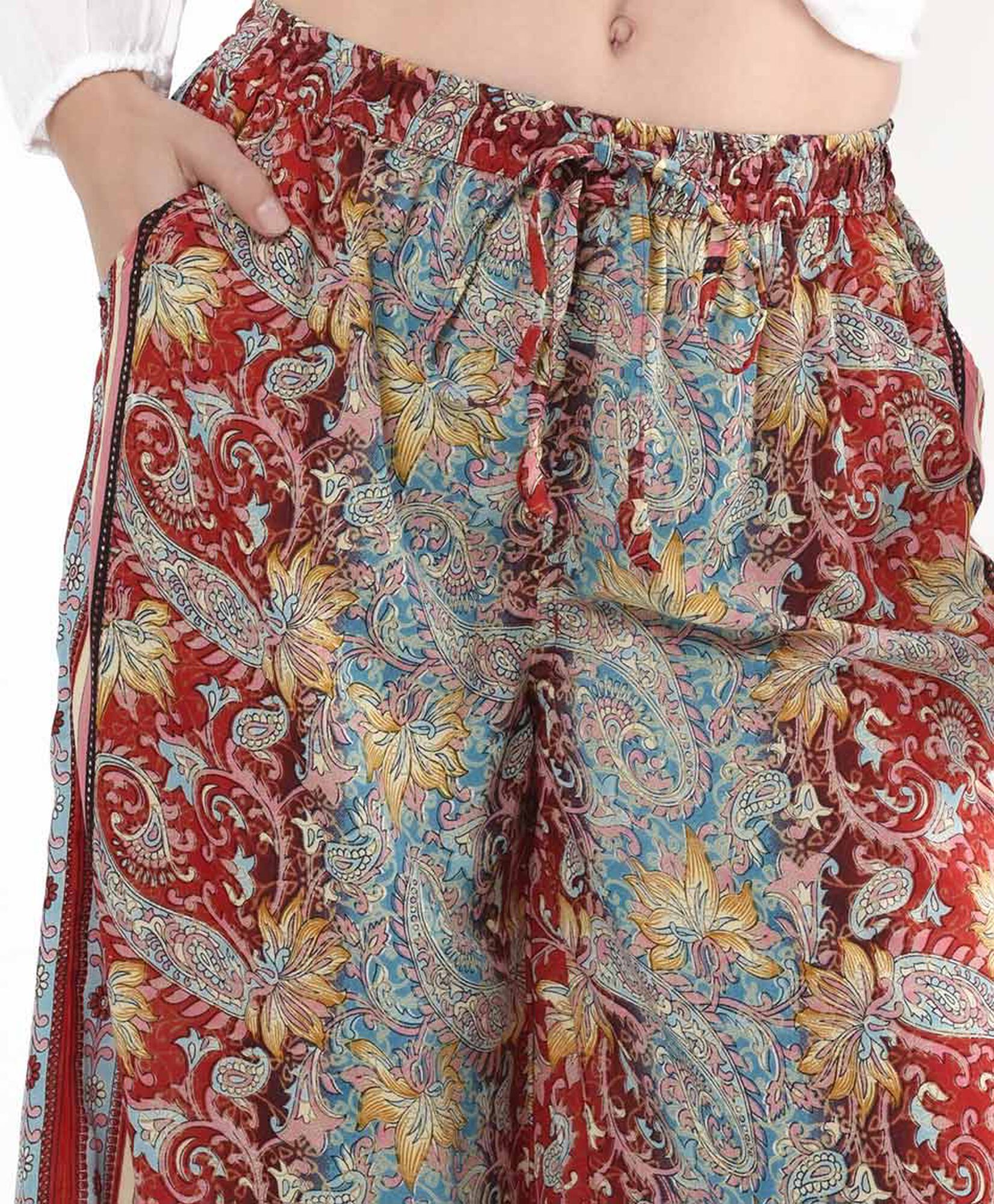 Pantalón mujer estampado diseños wide Pantalón mujer estampado diseños wide