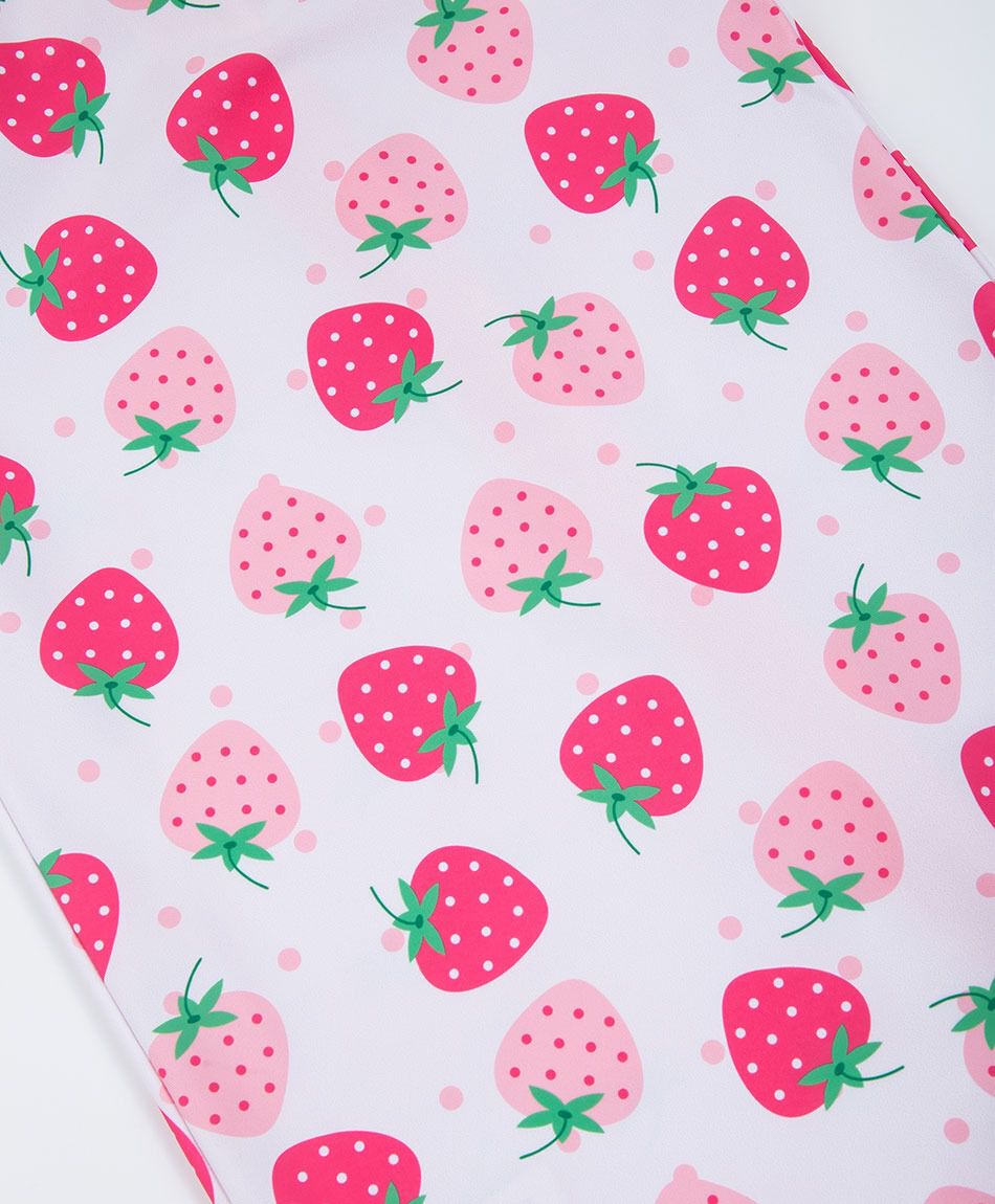 Traje de ba&ntilde;o beb&eacute; entero frutillas