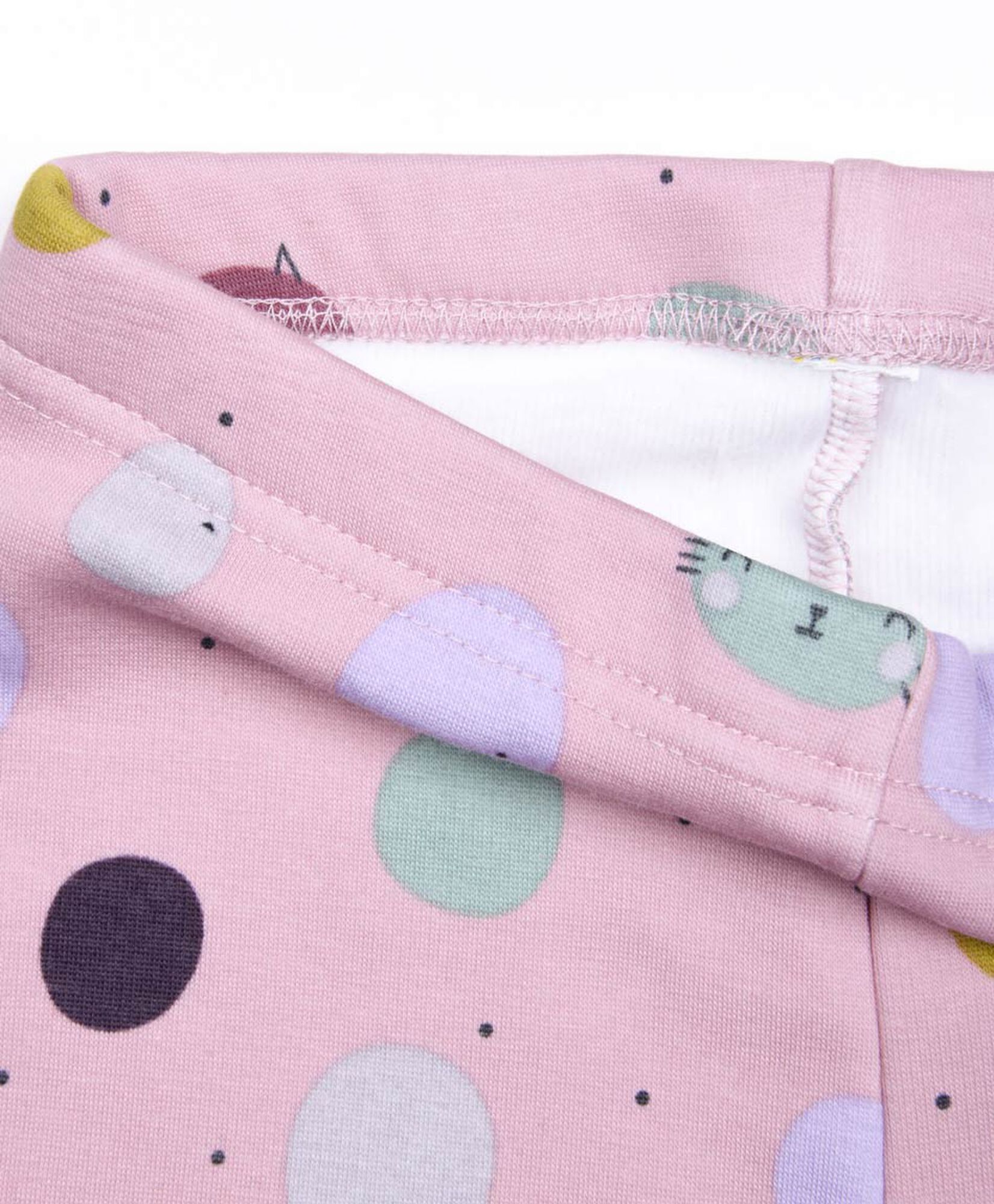 Leggins bebé gatos puntos forrada Leggins bebé gatos puntos forrada