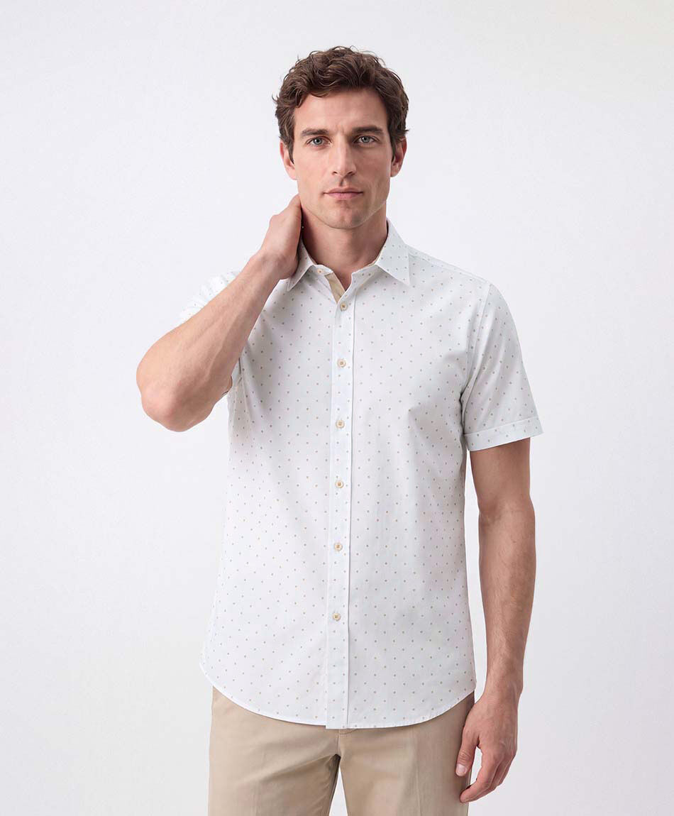 Camisa hombre flechas manga corta