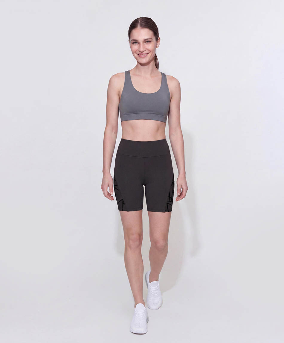 Short deportivo mujer biker malla