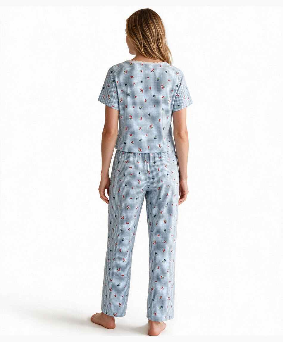 Pijama mujer cerezas