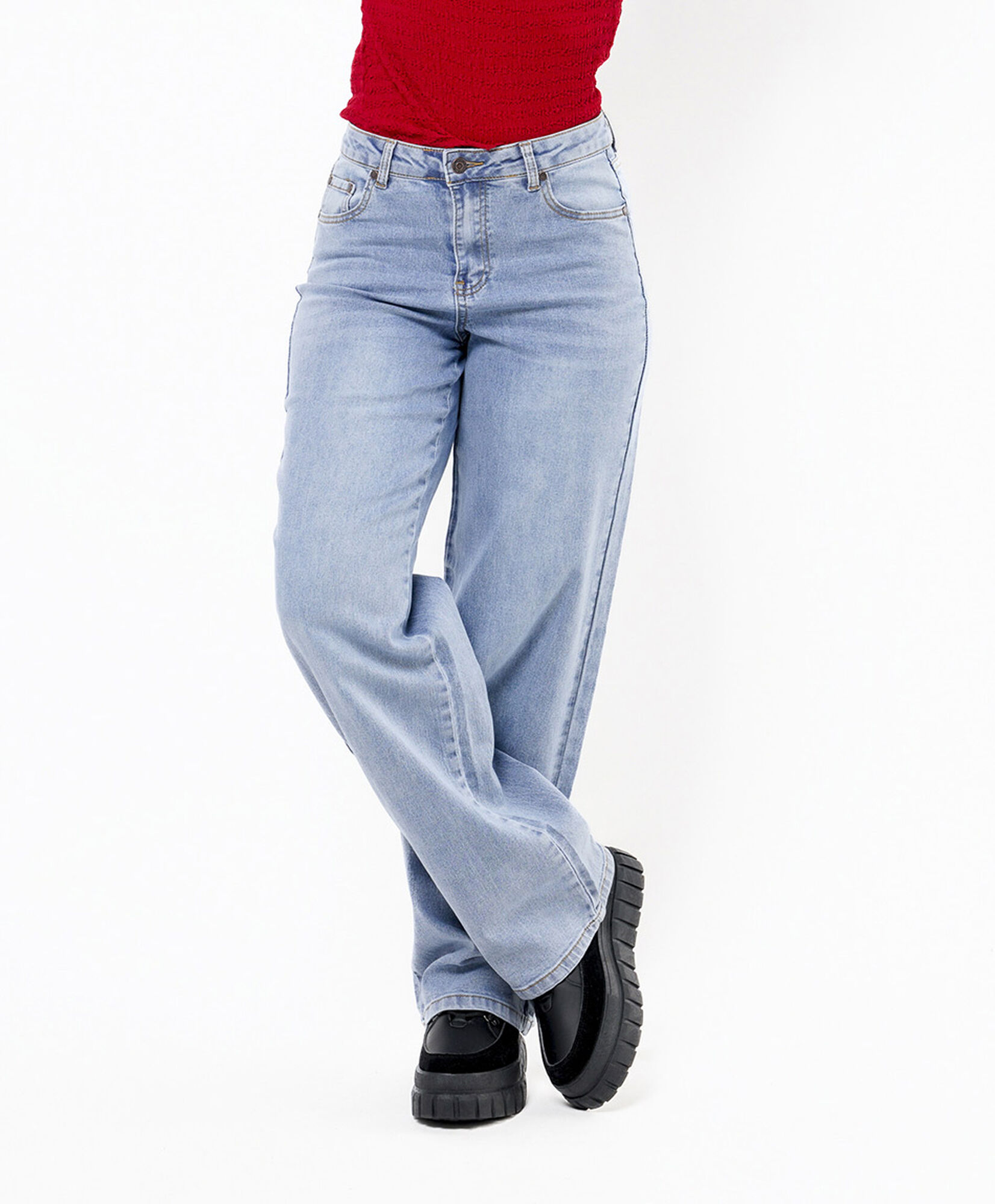 Jeans mujer estrellas animal print wide Jeans mujer estrellas animal print wide