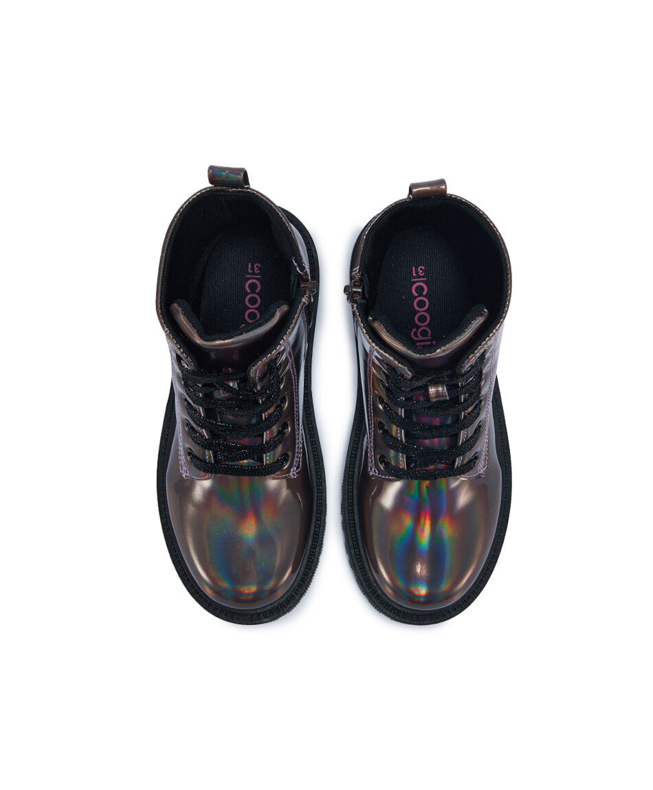 Bot&iacute;n ni&ntilde;a tornasol grey