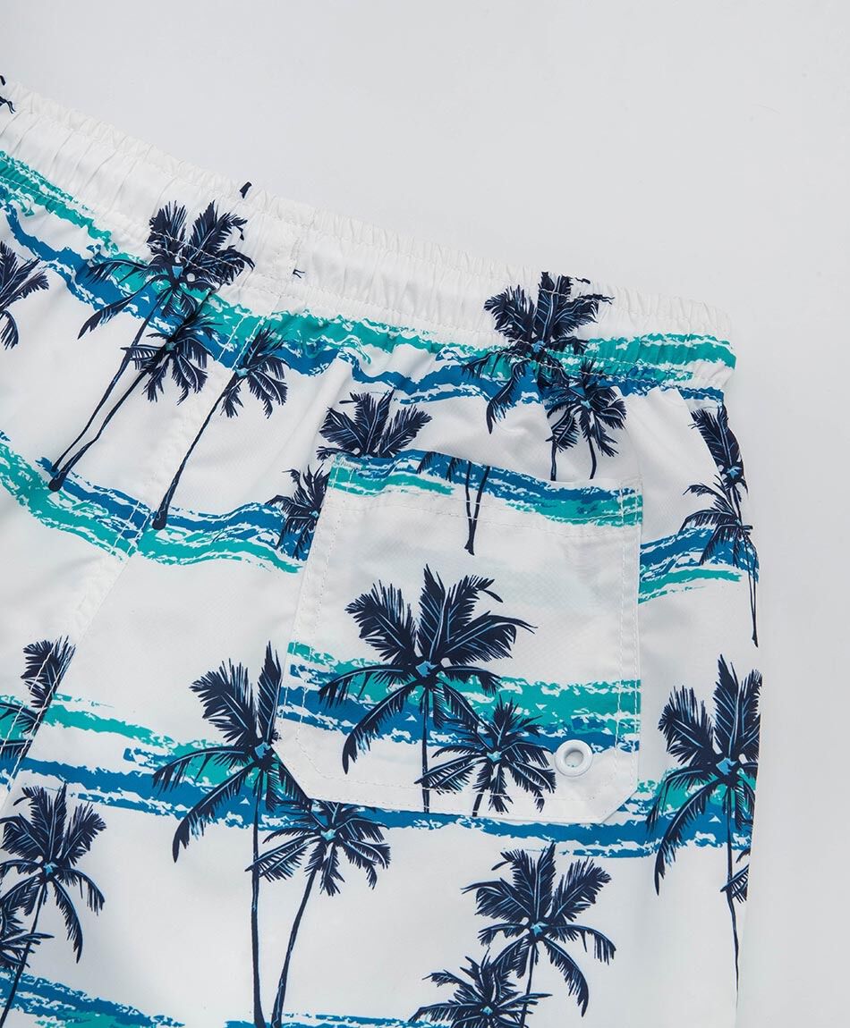 Traje de ba&ntilde;o ni&ntilde;o palmeras