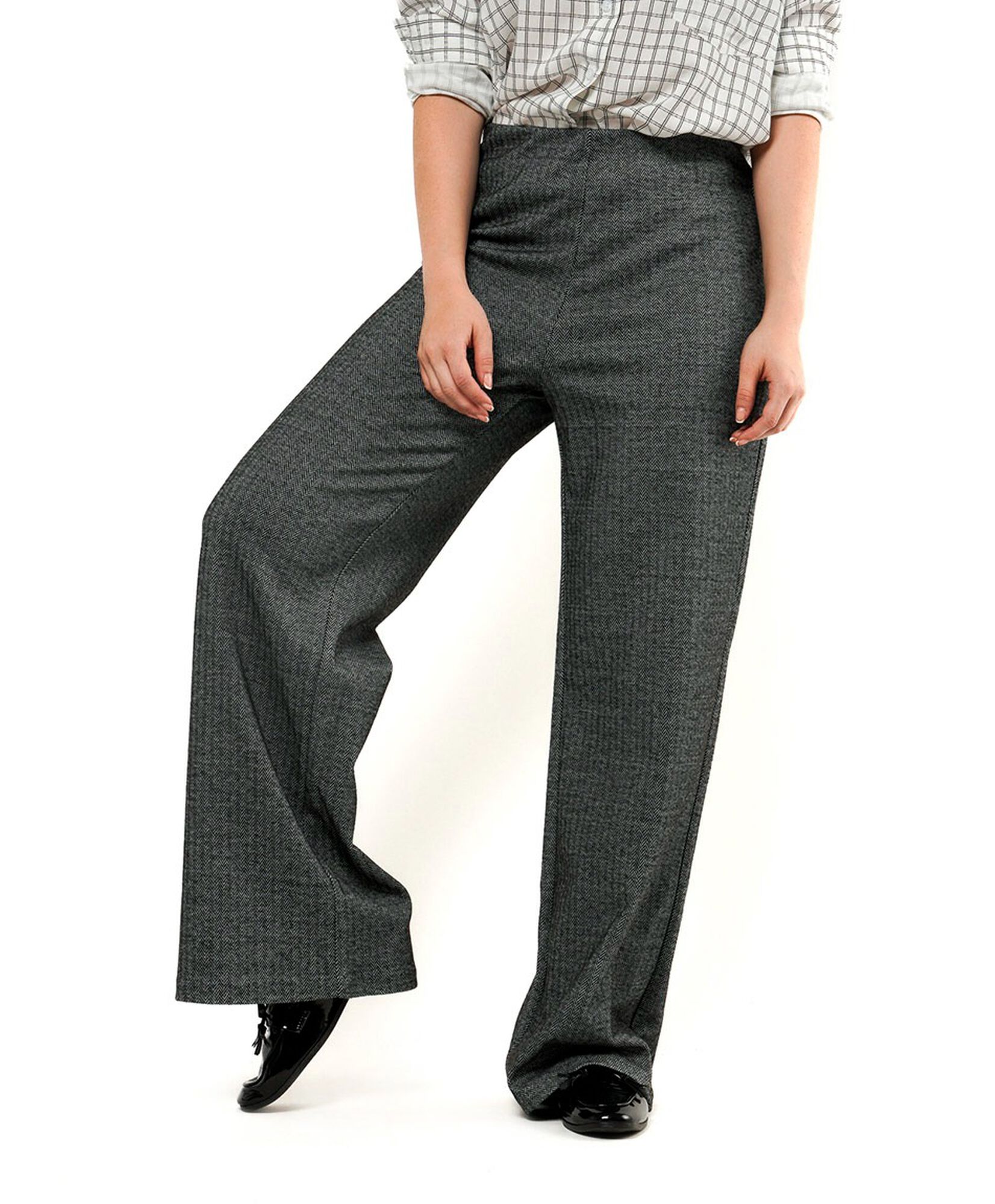 Pantalón mujer mini print wide Pantalón mujer mini print wide
