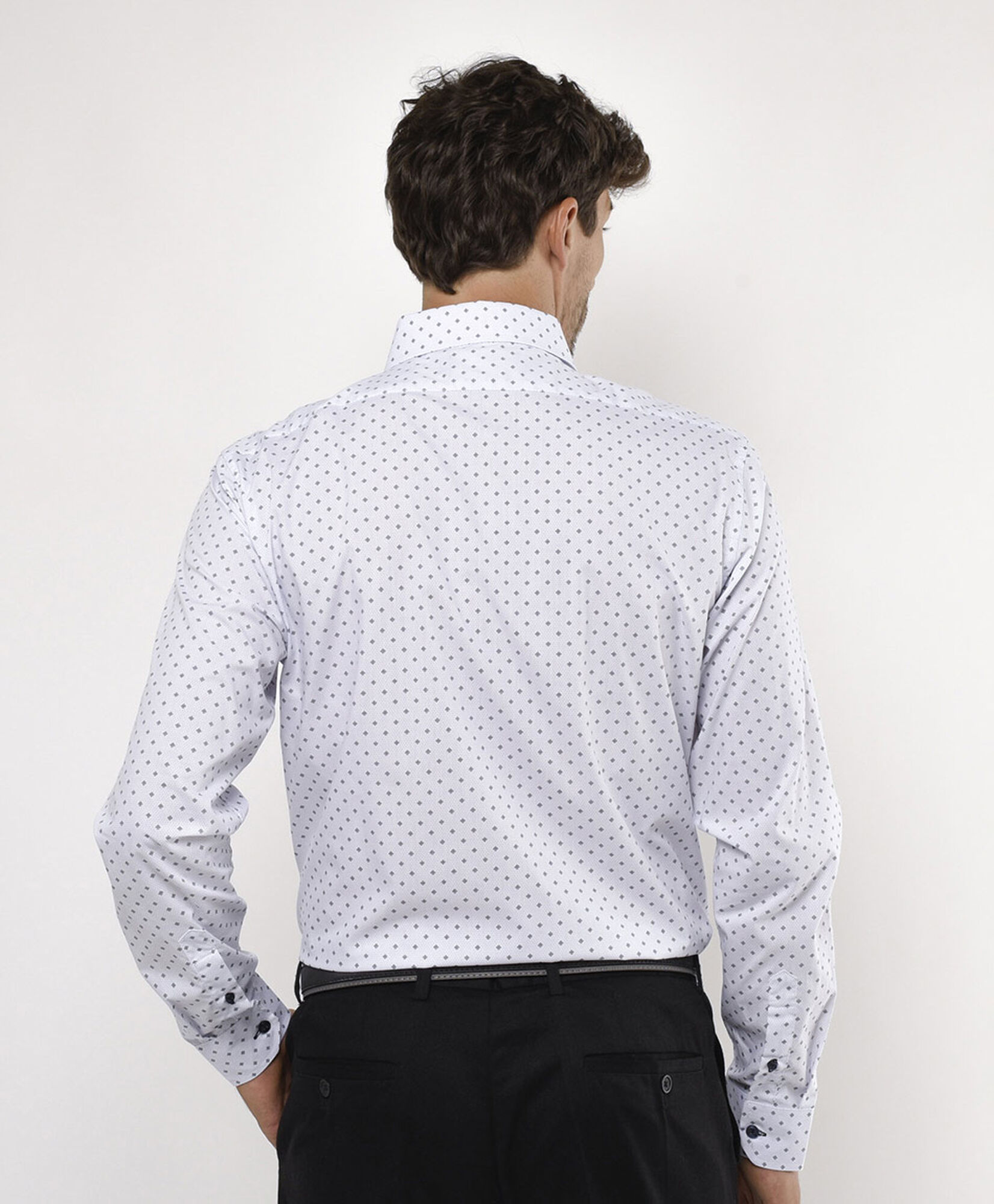 Camisa hombre mini rombos Camisa hombre mini rombos