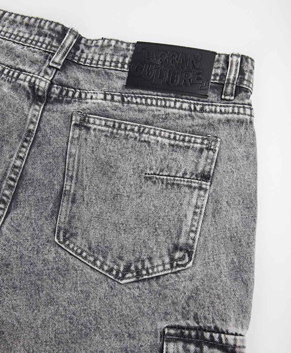 Jeans hombre cargo gris