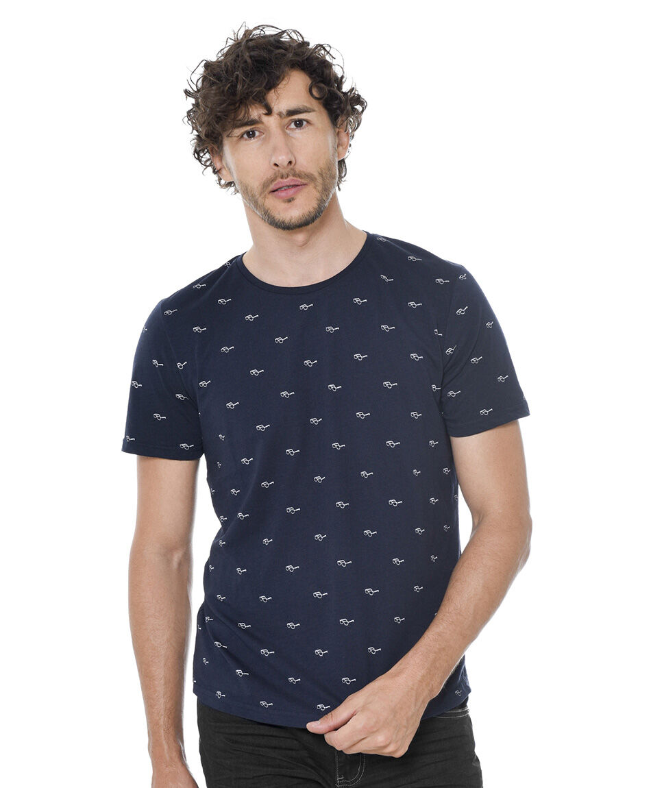 Polera estampada