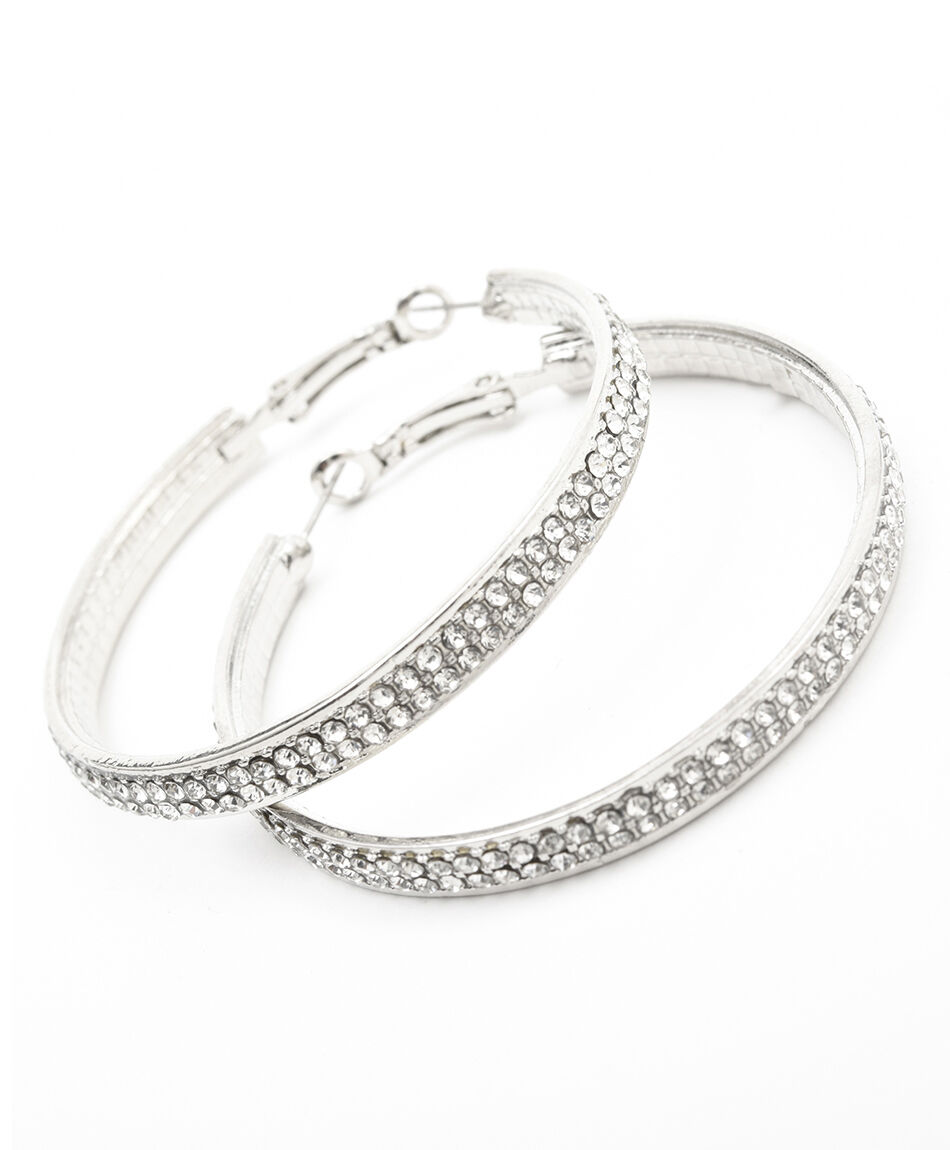 Aros mujer redondos brillos