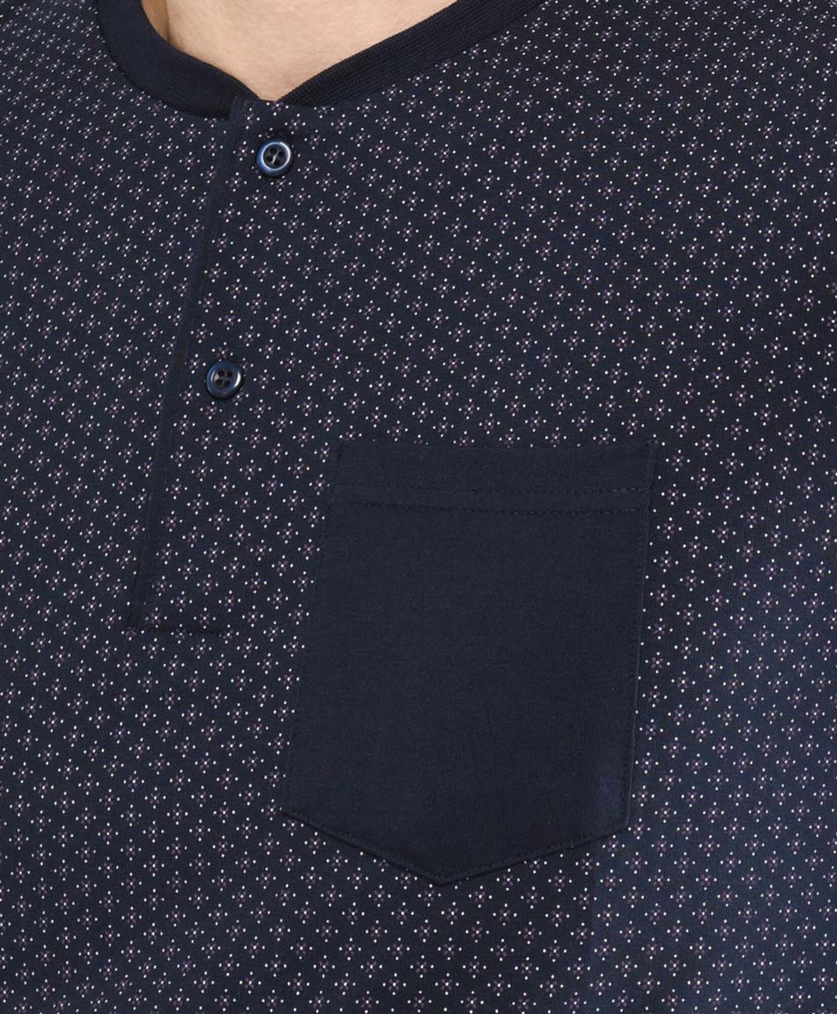 Pijama hombre print bolsillo Pijama hombre print bolsillo