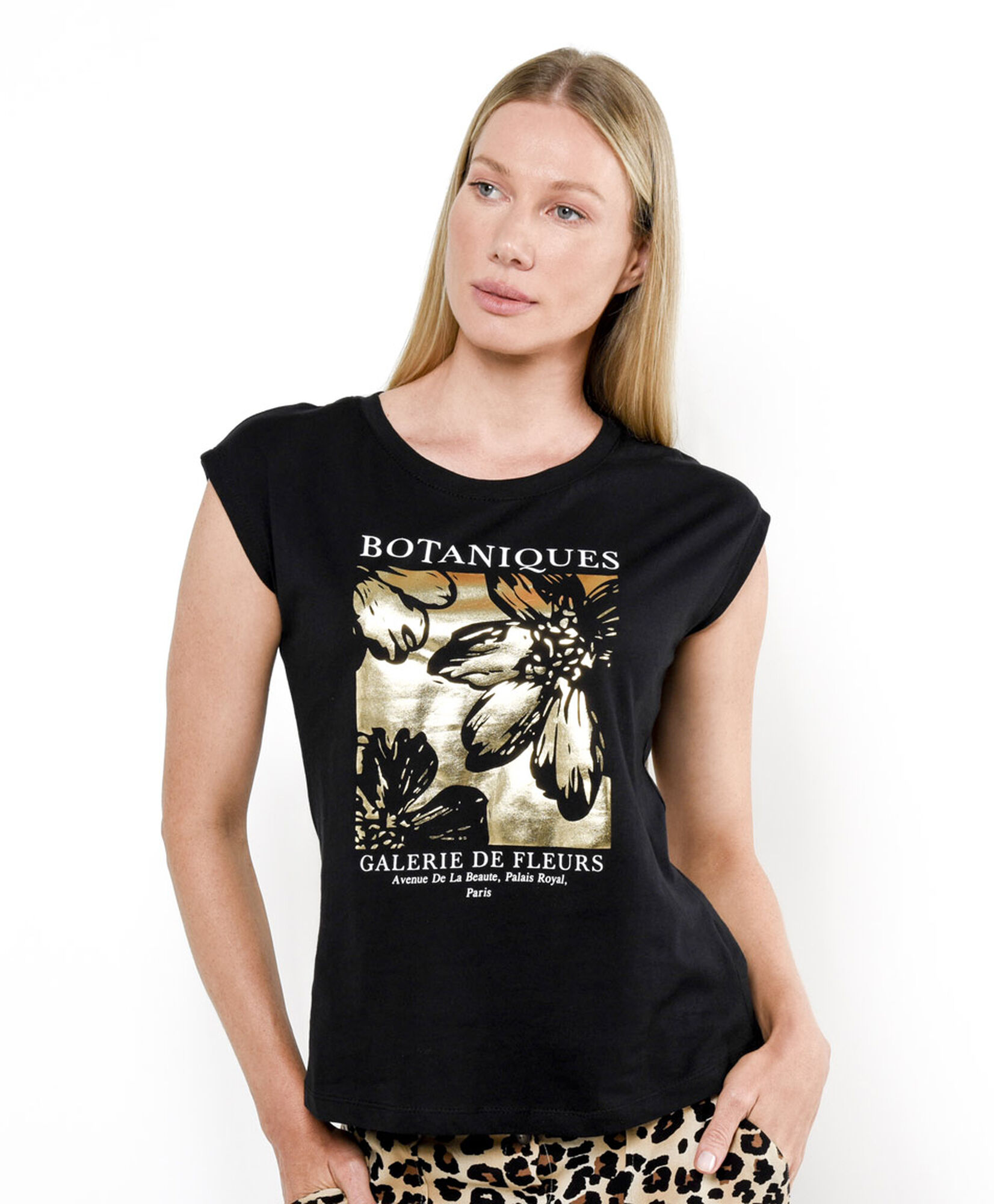 Polera mujer estampado botaniques Polera mujer estampado botaniques