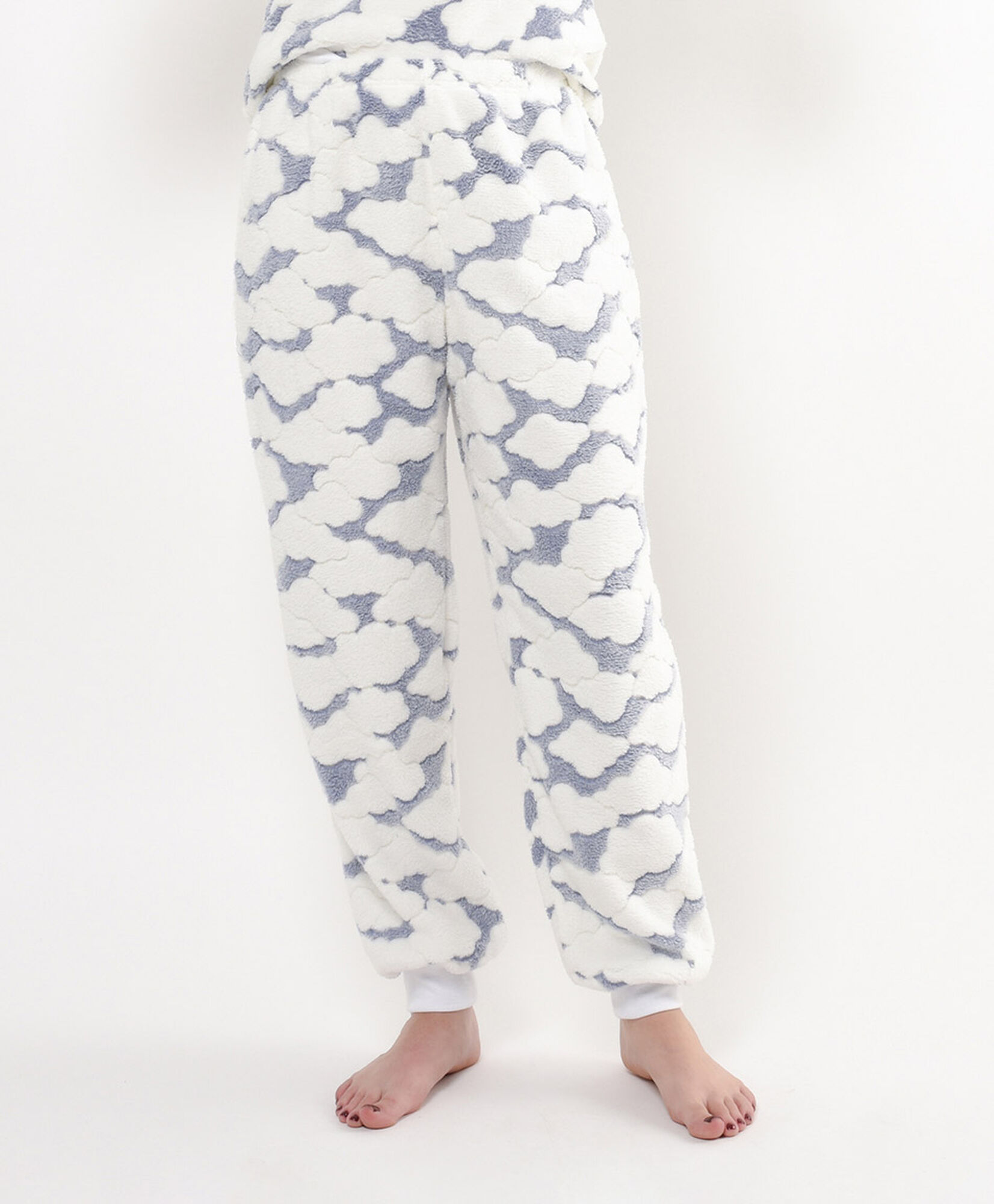 Pijama mujer nubes grueso Pijama mujer nubes grueso