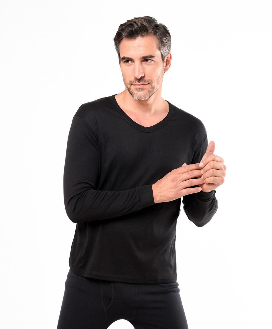 Camiseta hombre negra