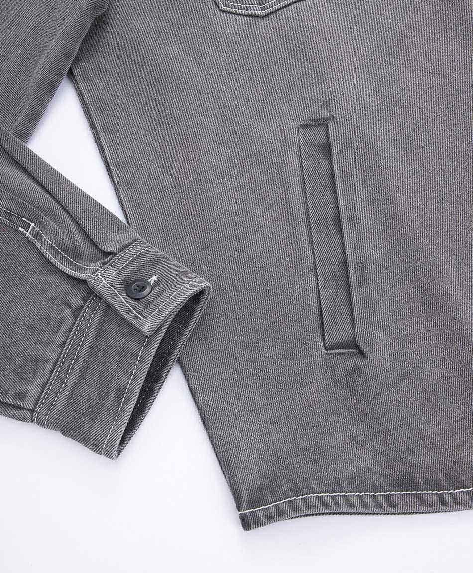 Chaqueta hombre denim bolsillos