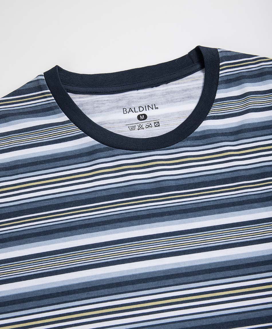 Pijama hombre short rayas