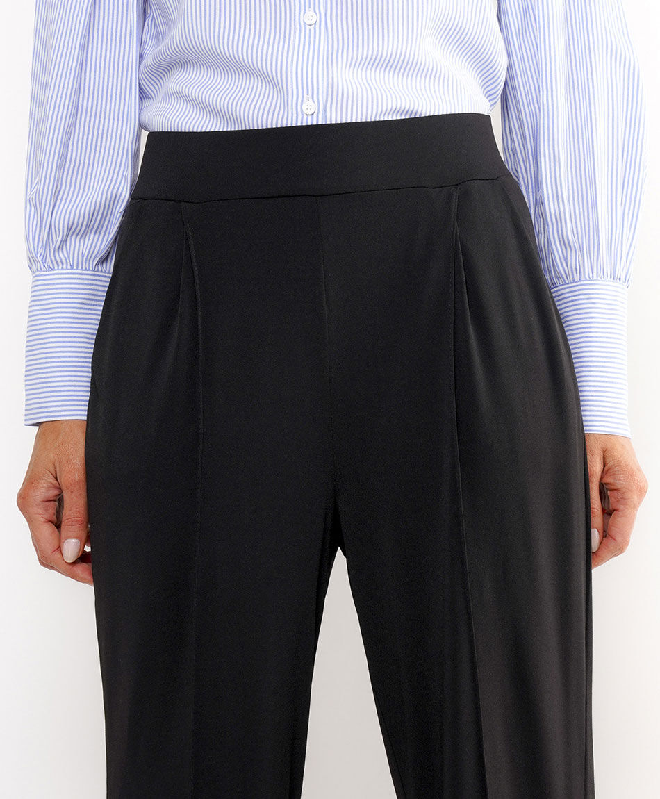 Pantal&oacute;n mujer ancho elasticado