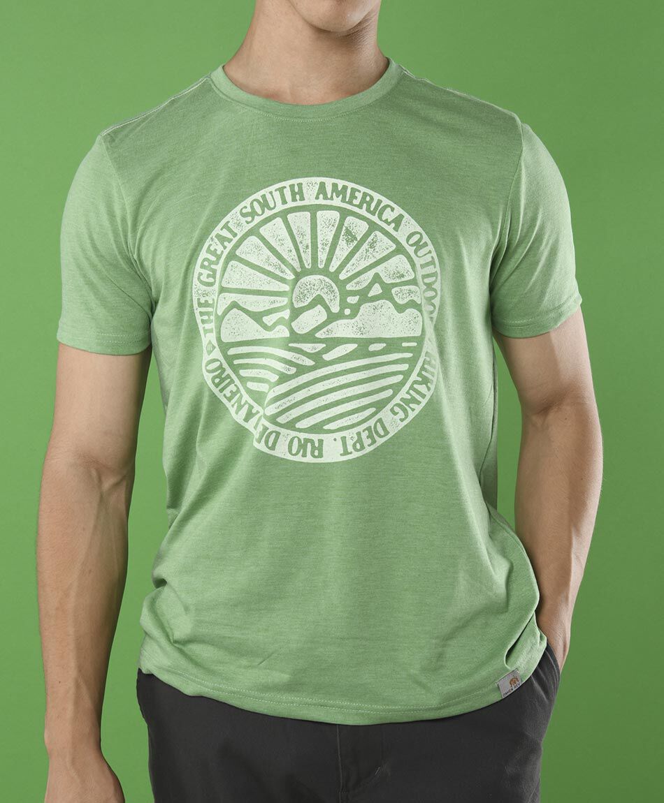 Polera manga corta cuello redondo