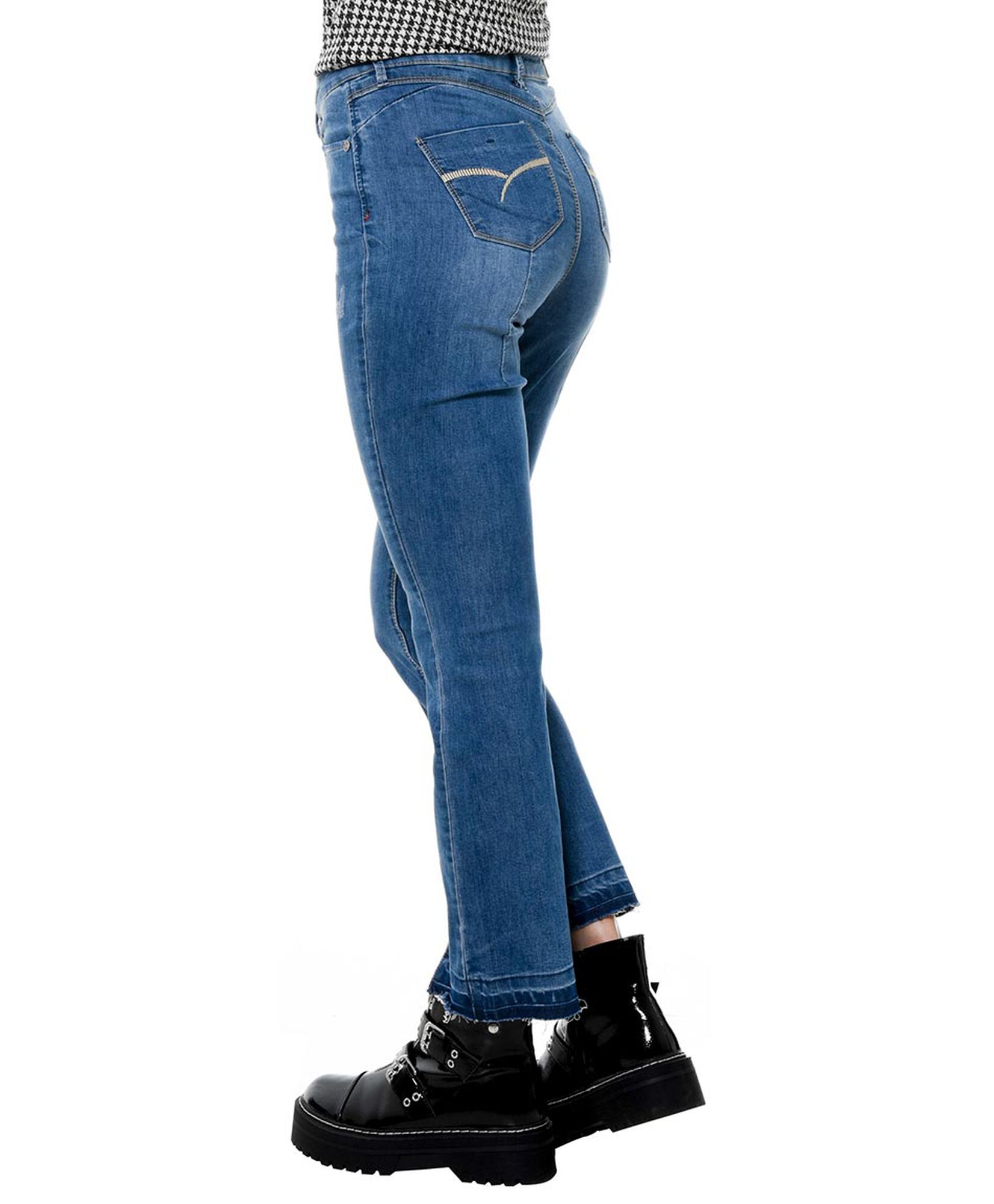 Jeans corte frontal Jeans corte frontal