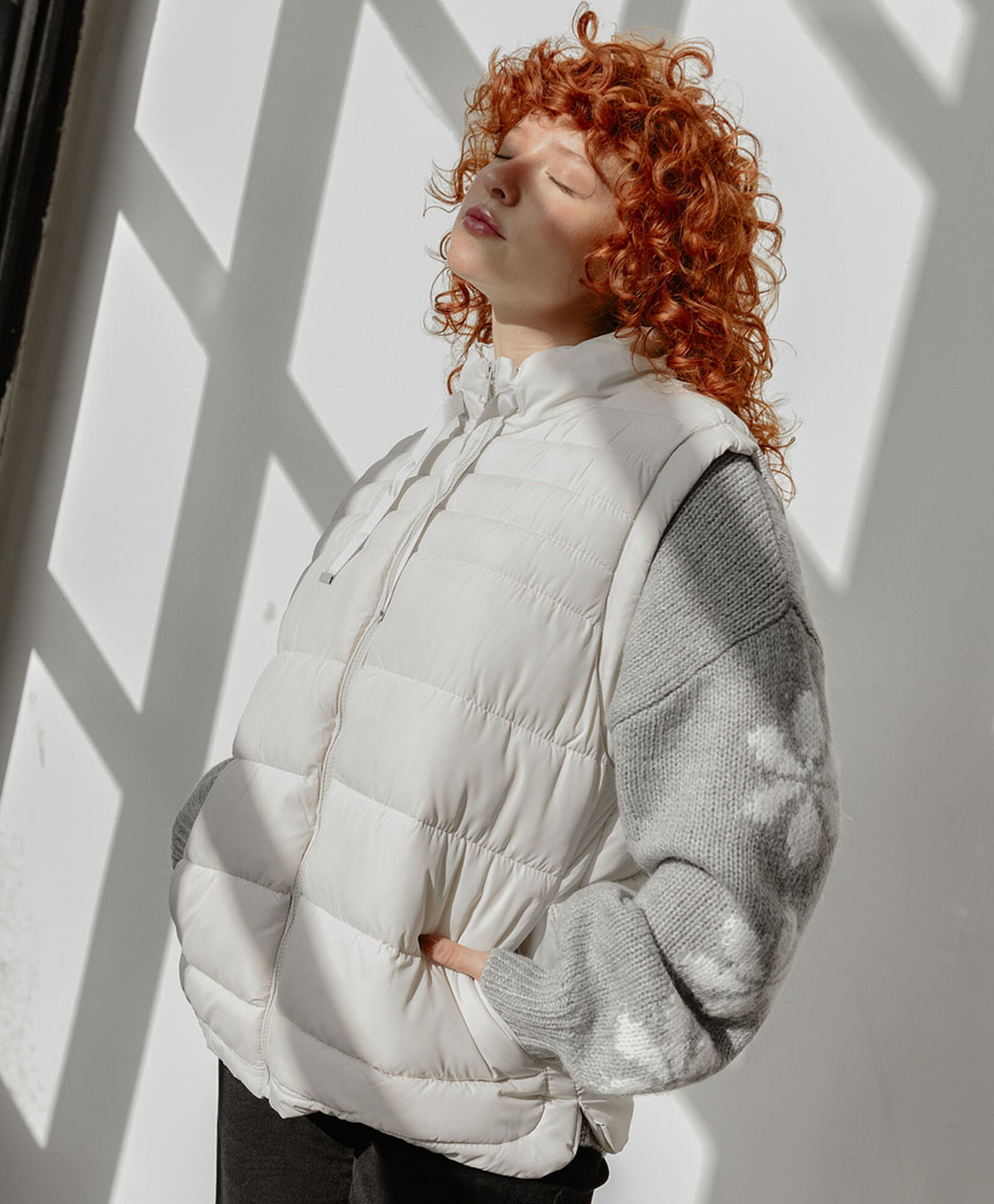 Parka mujer acolchada sin mangas Parka mujer acolchada sin mangas