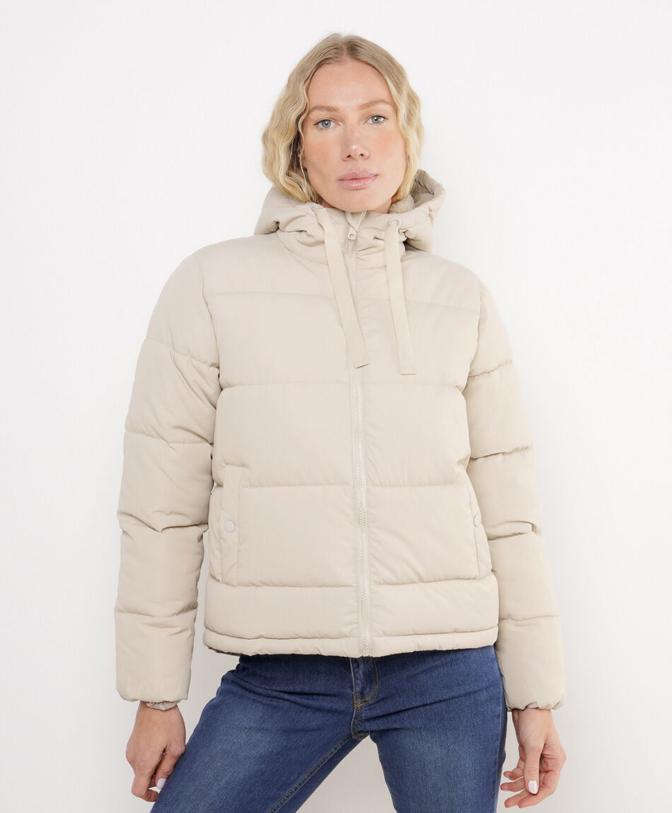 Parka mujer gorro forrado