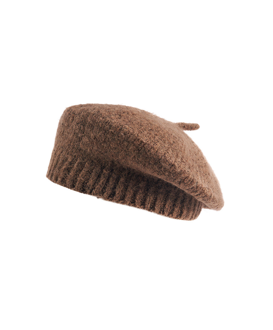 Boina mujer brillo brown