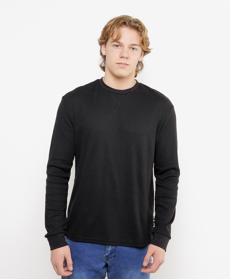 Polera hombre texturizada