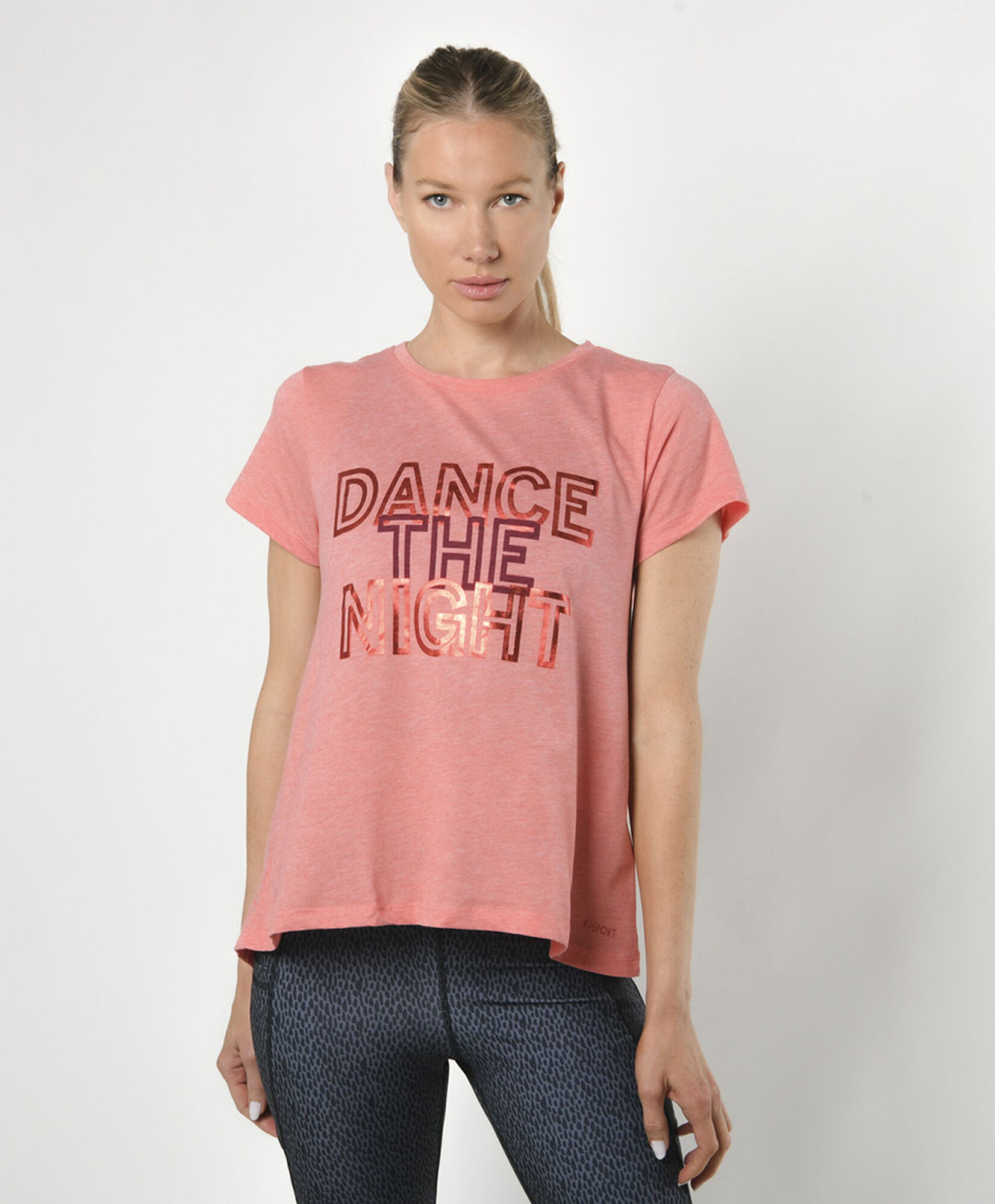 Polera deportiva mujer frase brillante Polera deportiva mujer frase brillante