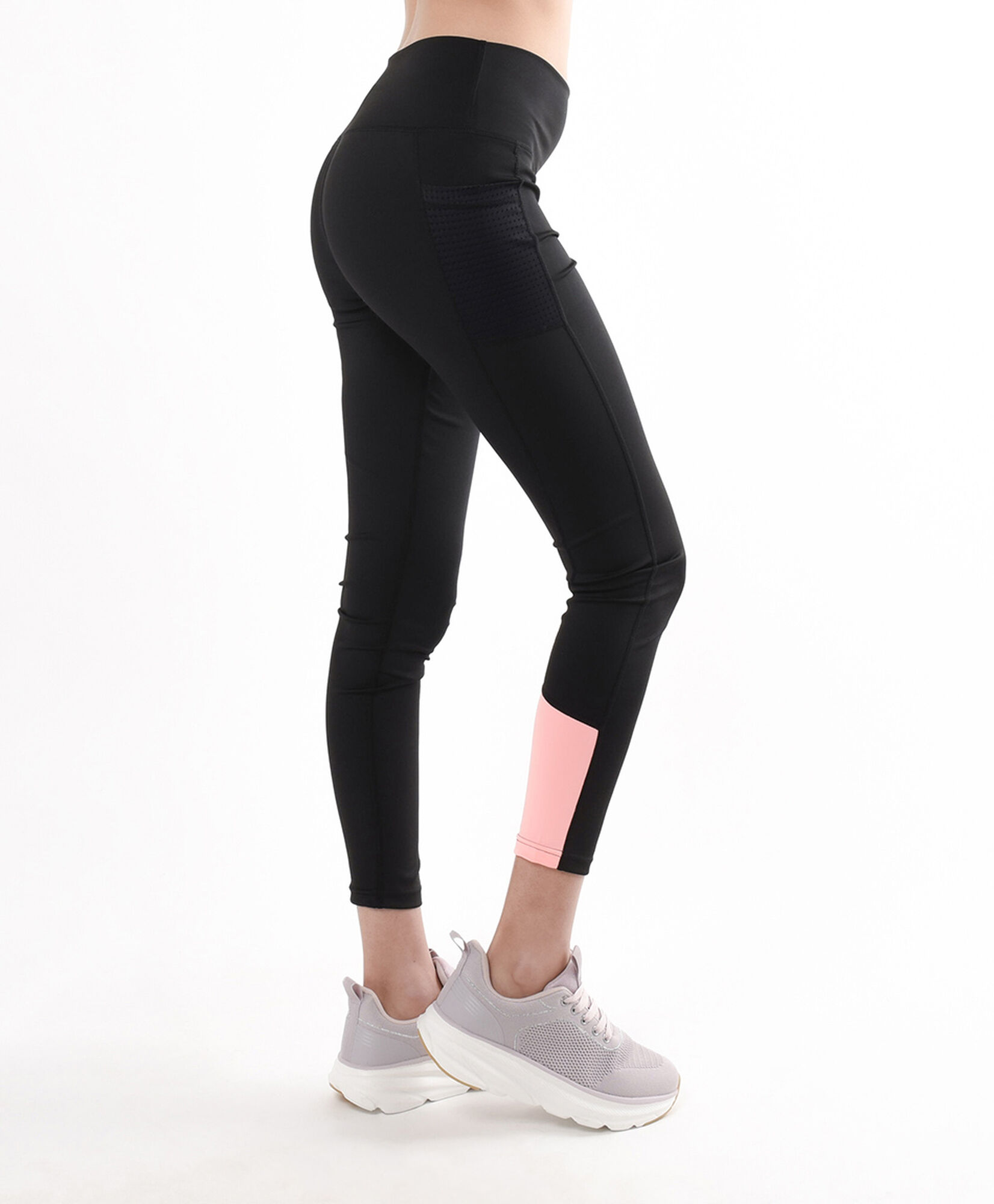 Calza deportiva mujer franja rosa Calza deportiva mujer franja rosa