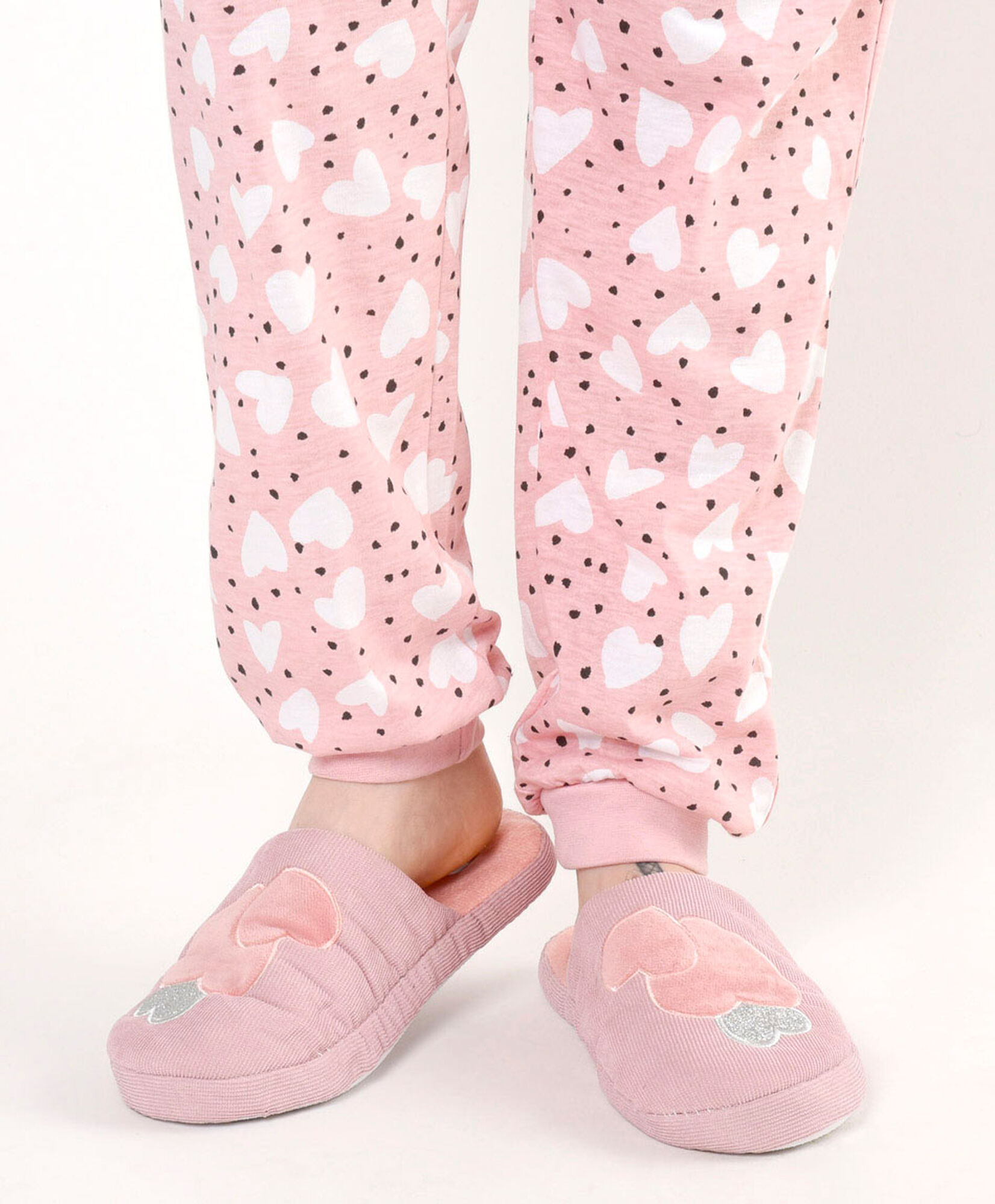 Pantufla mujer corazones Pantufla mujer corazones