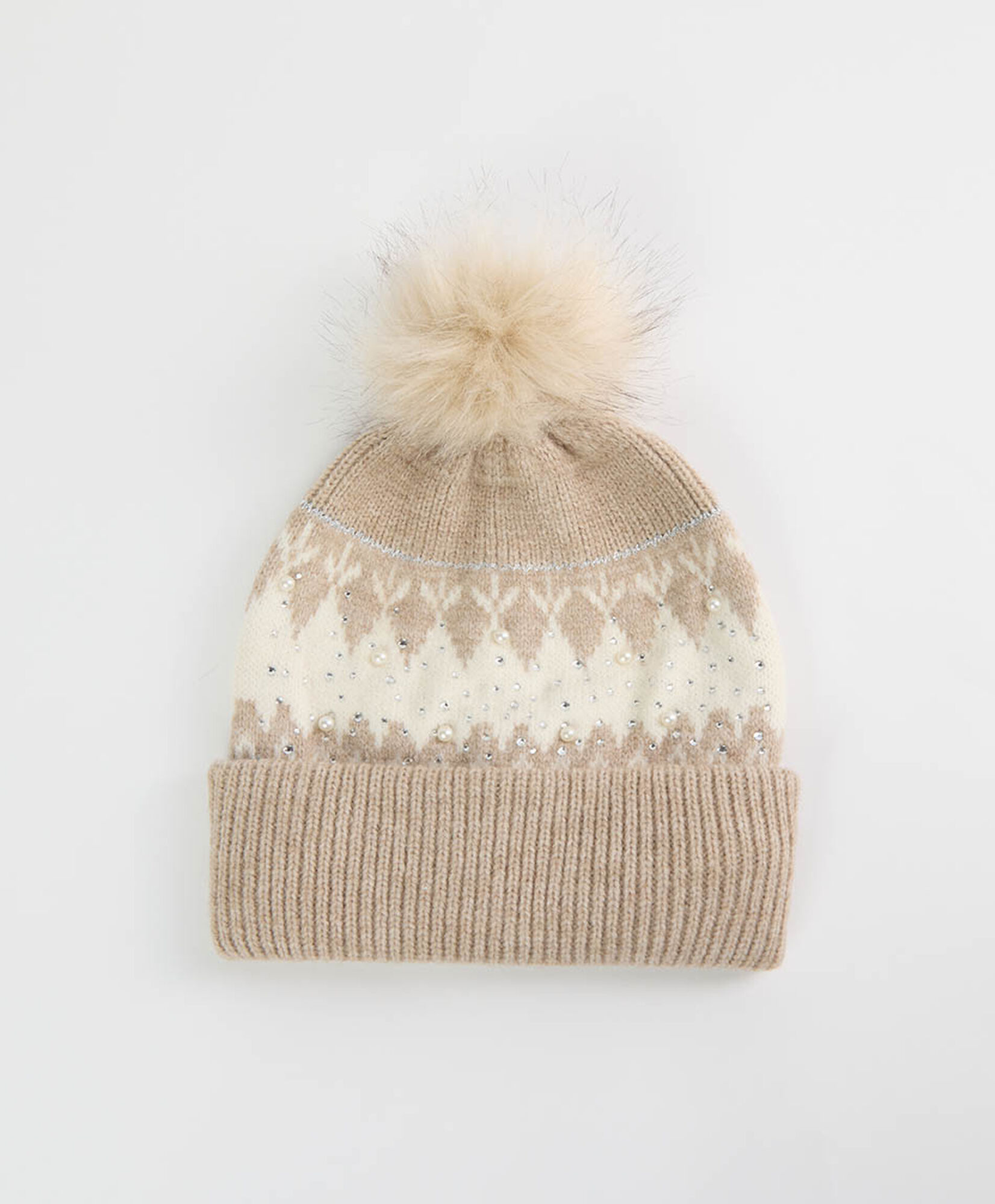 Set gorro + guantes mujer nordic beige Set gorro + guantes mujer nordic beige