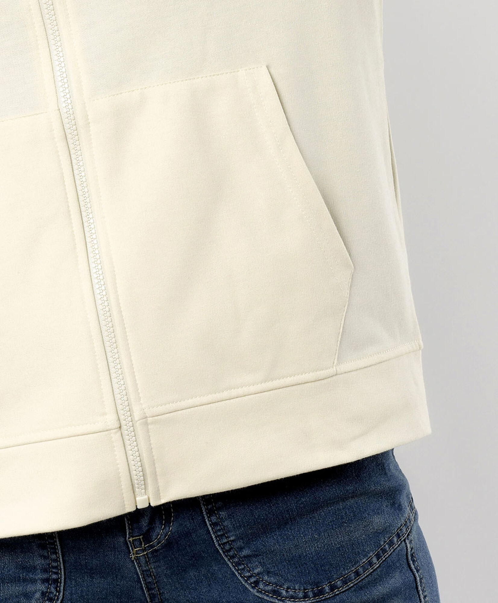 Polerón mujer clásico beige Polerón mujer clásico beige