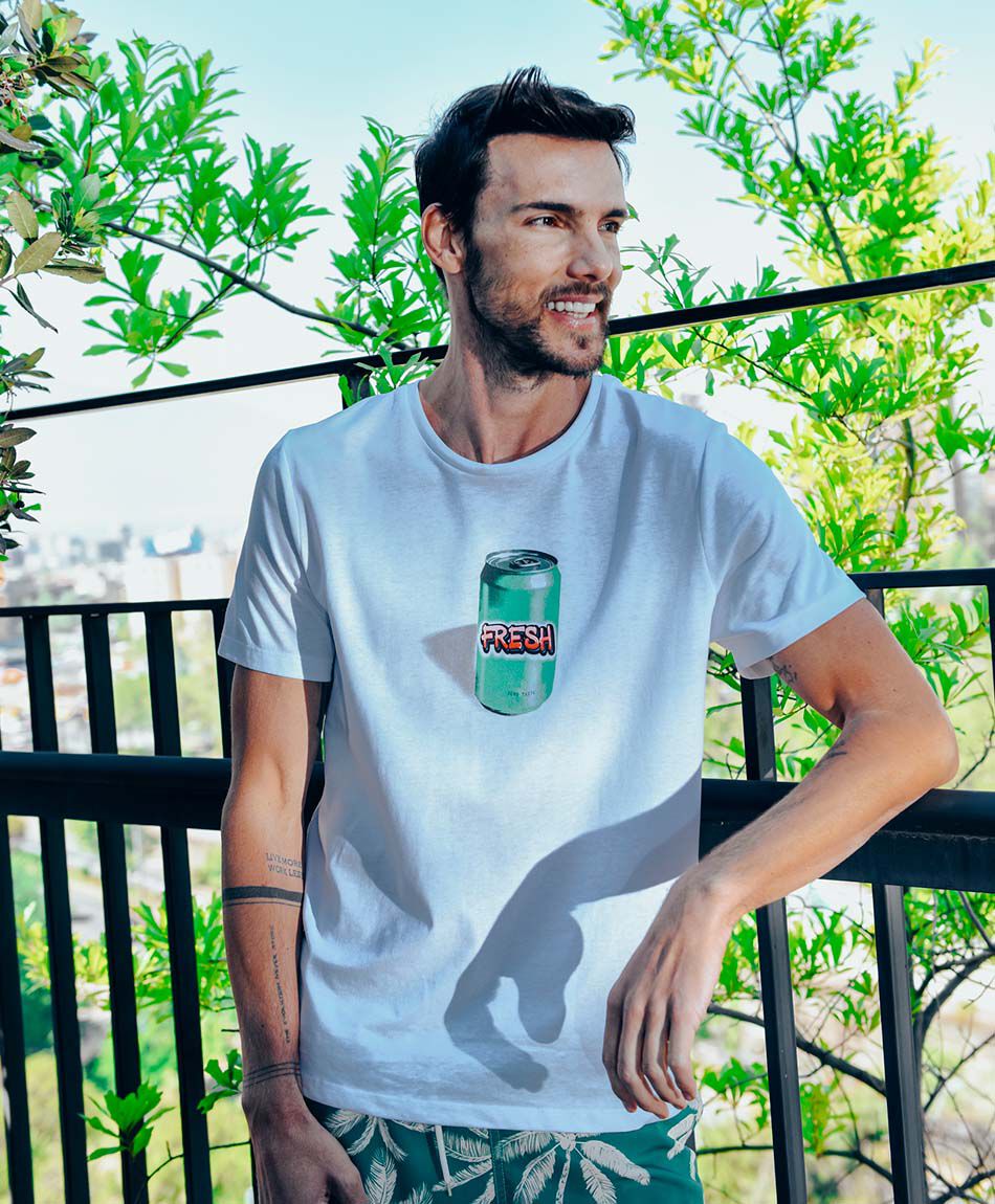 Polera hombre lata fresh