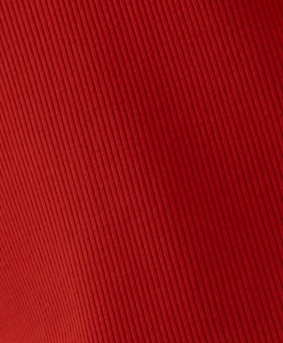 Polera mujer cl&aacute;sica roja manga larga