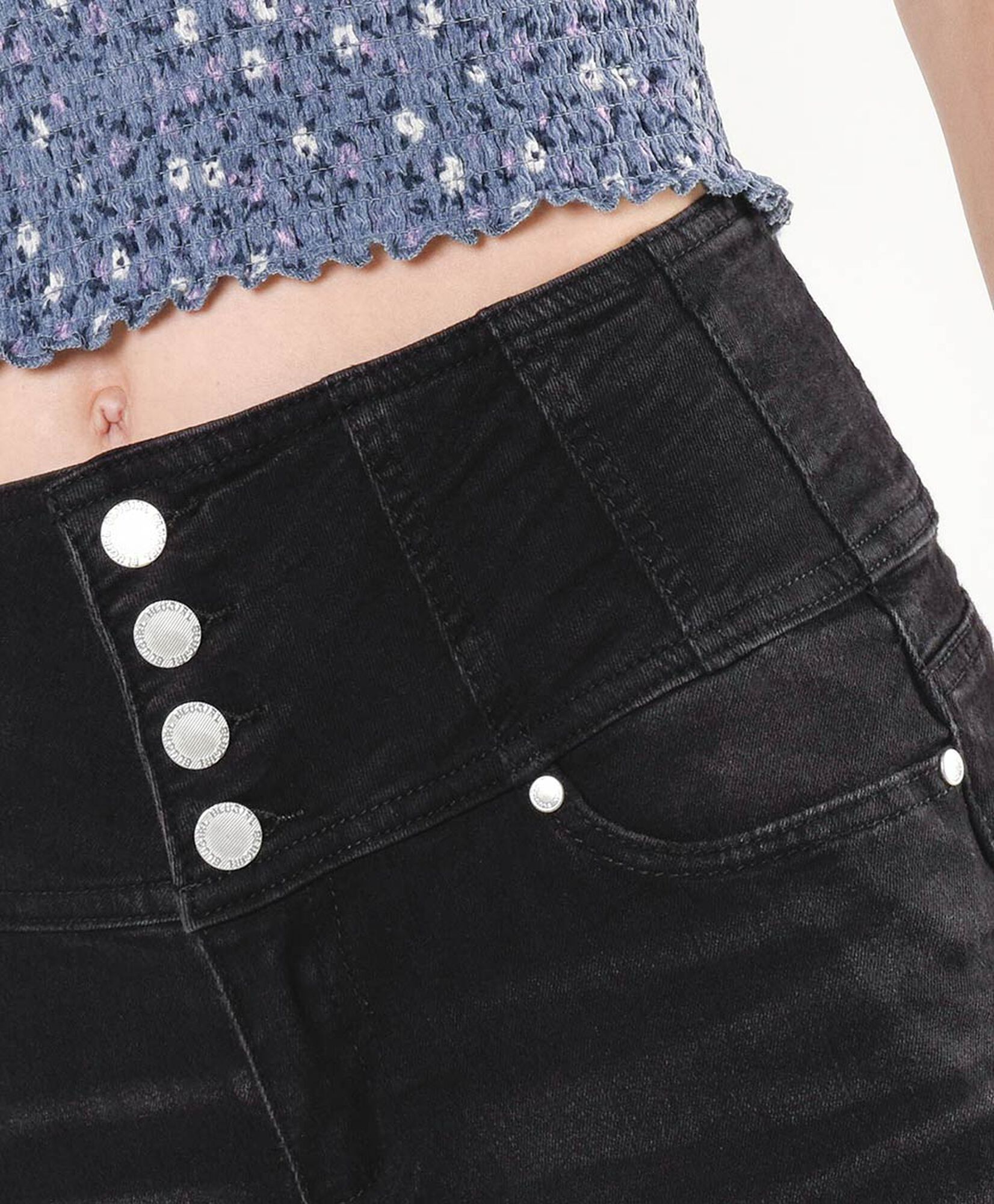 Jeans mujer botones flare Jeans mujer botones flare