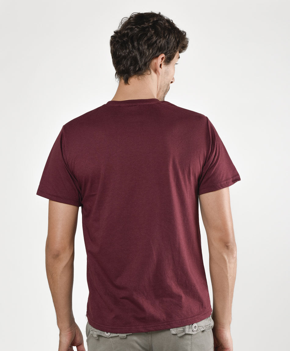 Polera manga corta cuello redondo