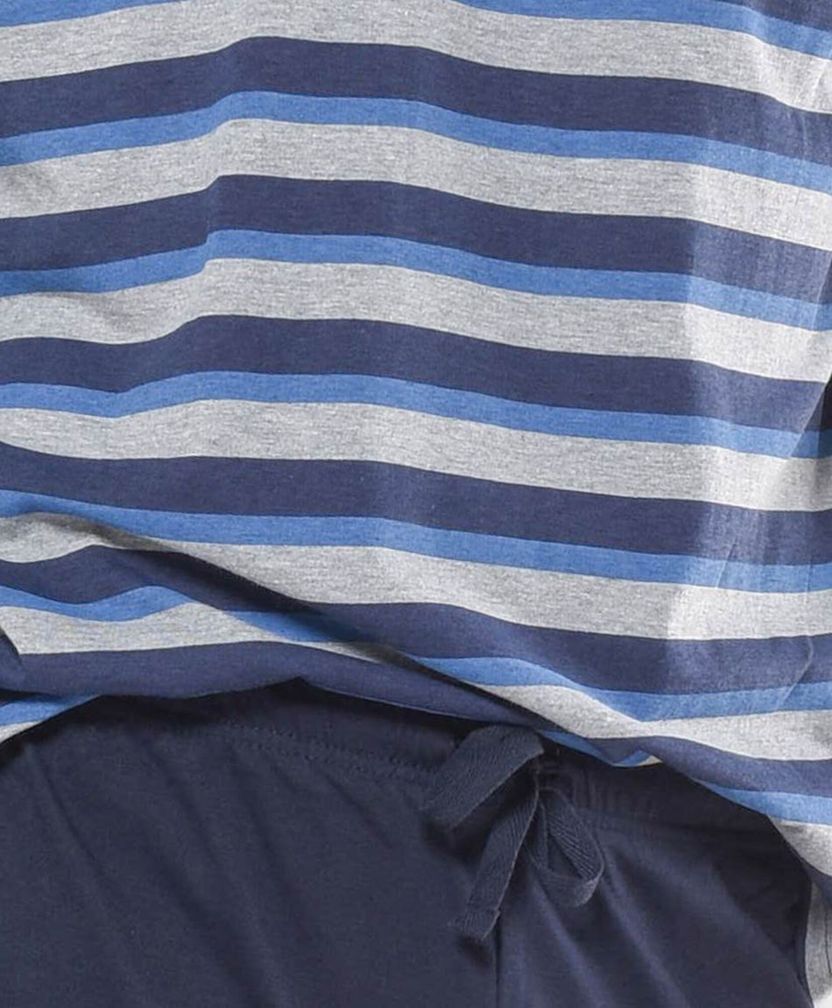 Pijama hombre líneas frontales 2 piezas Pijama hombre líneas frontales 2 piezas