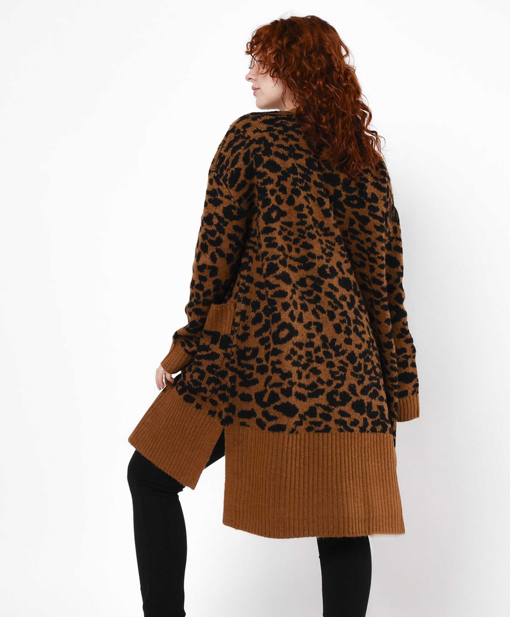 Cardigan mujer animal print largo Cardigan mujer animal print largo