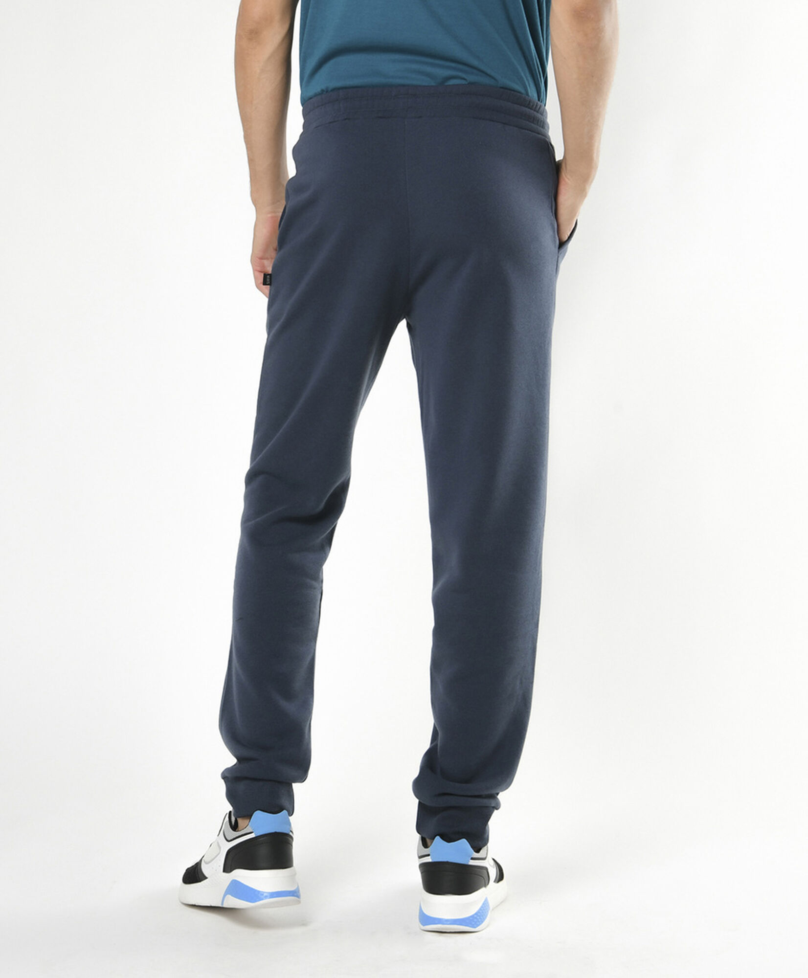 Pantalón deportivo hombre costuras azul Pantalón deportivo hombre costuras azul