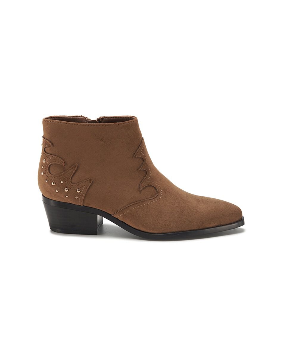 Bot&iacute;n mujer vaquero camel