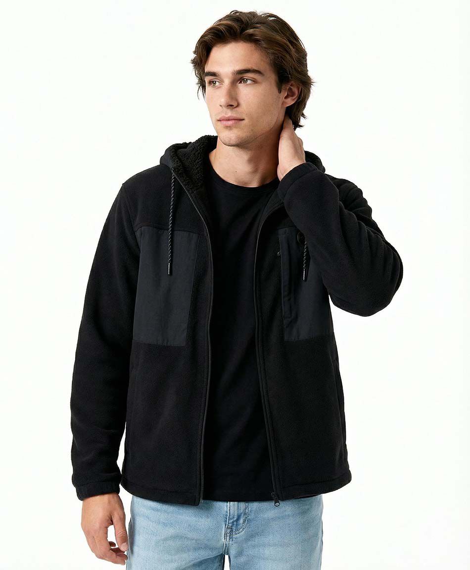 Chaqueta hombre forrada polar