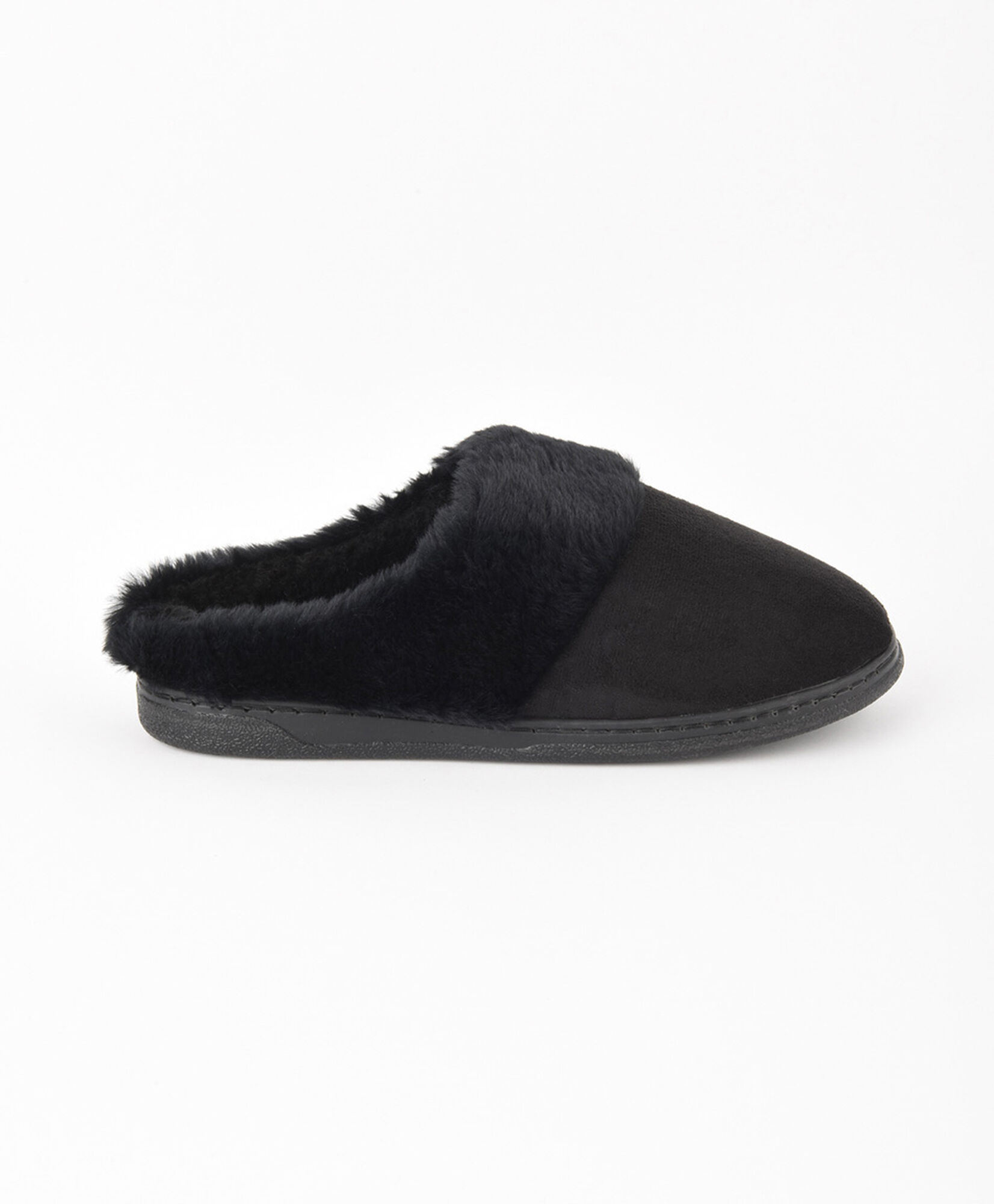 Pantufla mujer pelitos gamuza Pantufla mujer pelitos gamuza