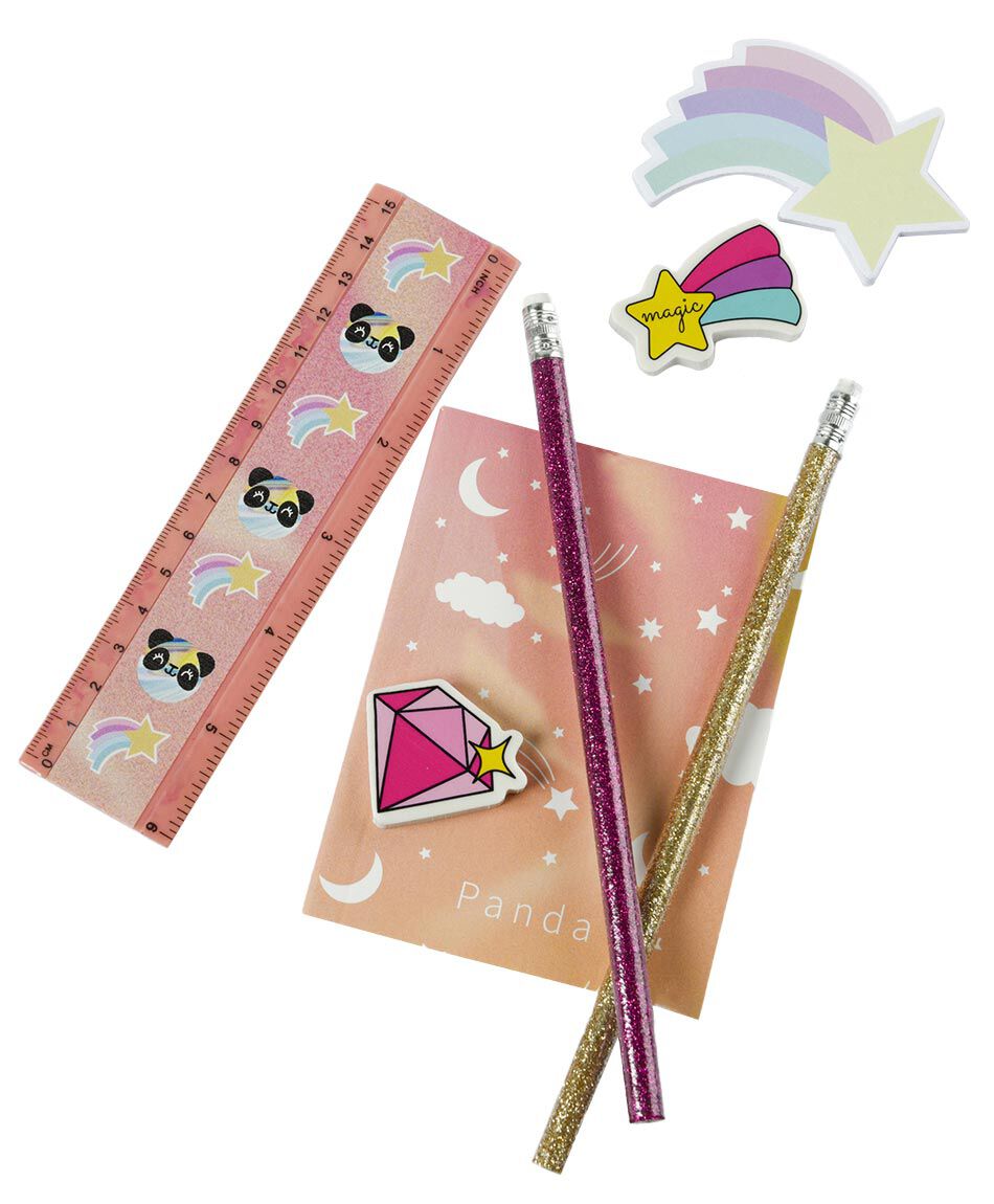 Set escritorio panda 7 piezas