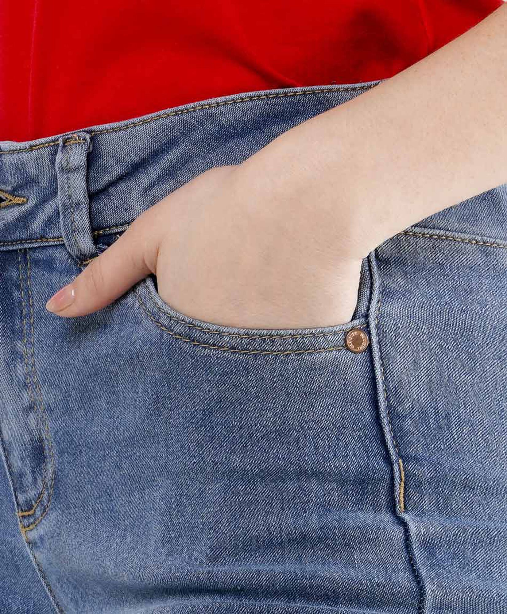 Jeans mujer basta ancha flare Jeans mujer basta ancha flare